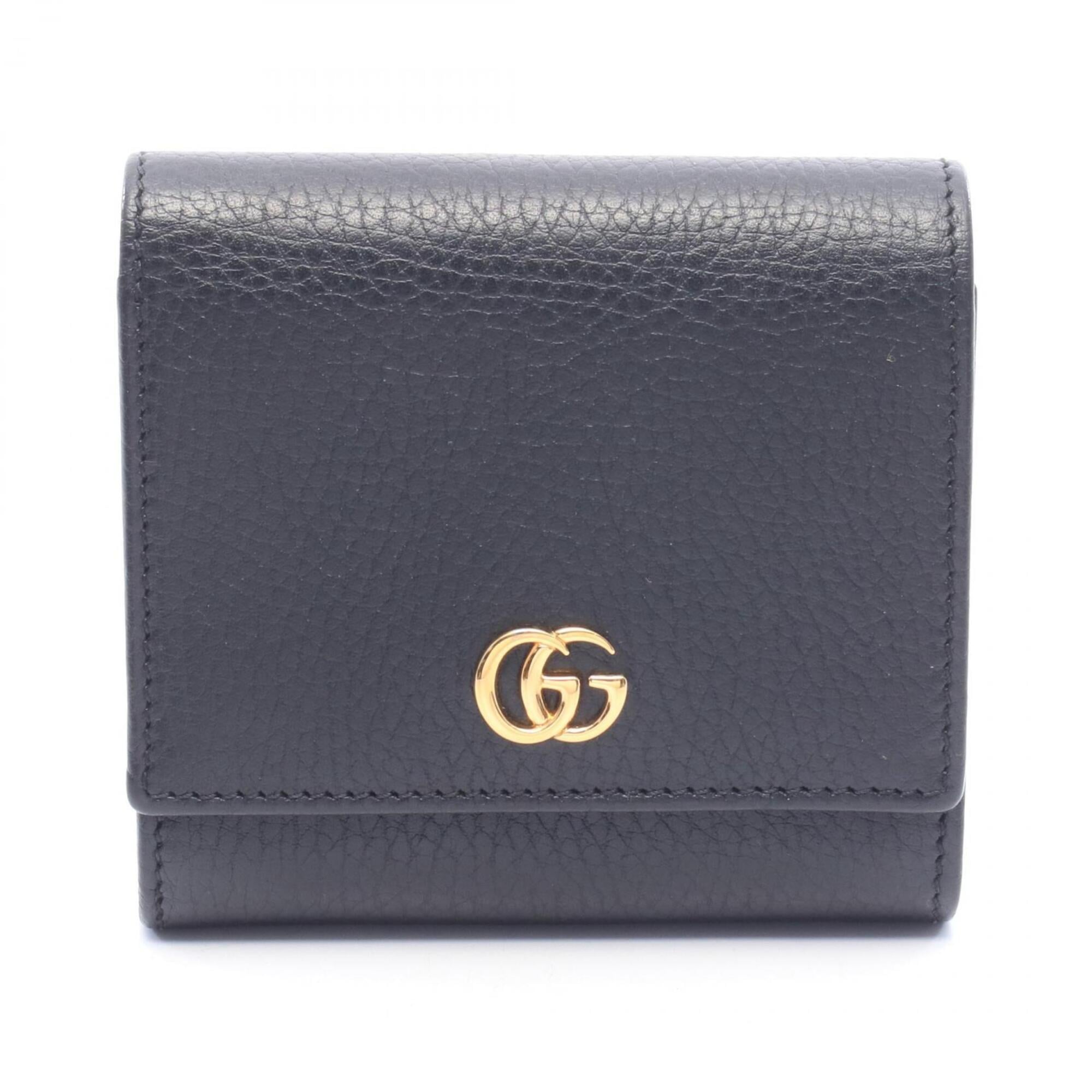 Gucci Black Leather Wallet (Bi-Fold) (Pre-Owned)