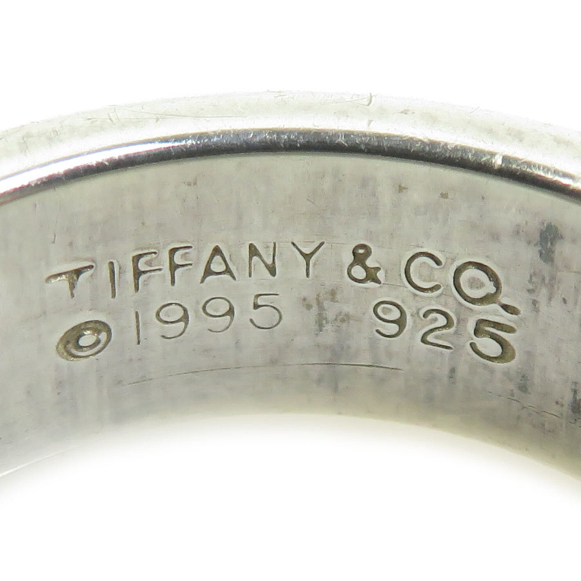 Tiffany Silver Silver 925 Band Ring (Pre-Owned)