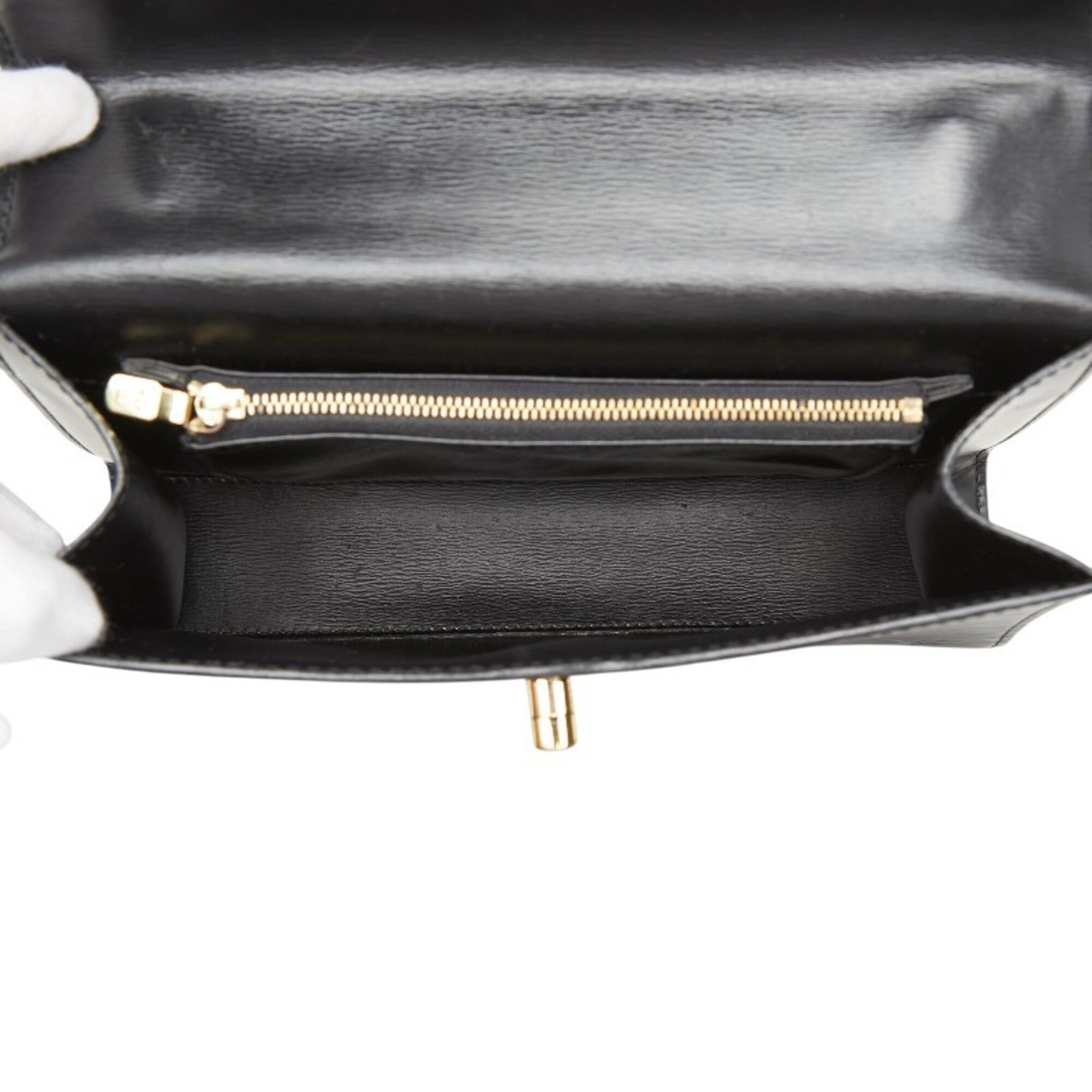 Louis Vuitton Black Noir Leather Handbag (Pre-Owned)
