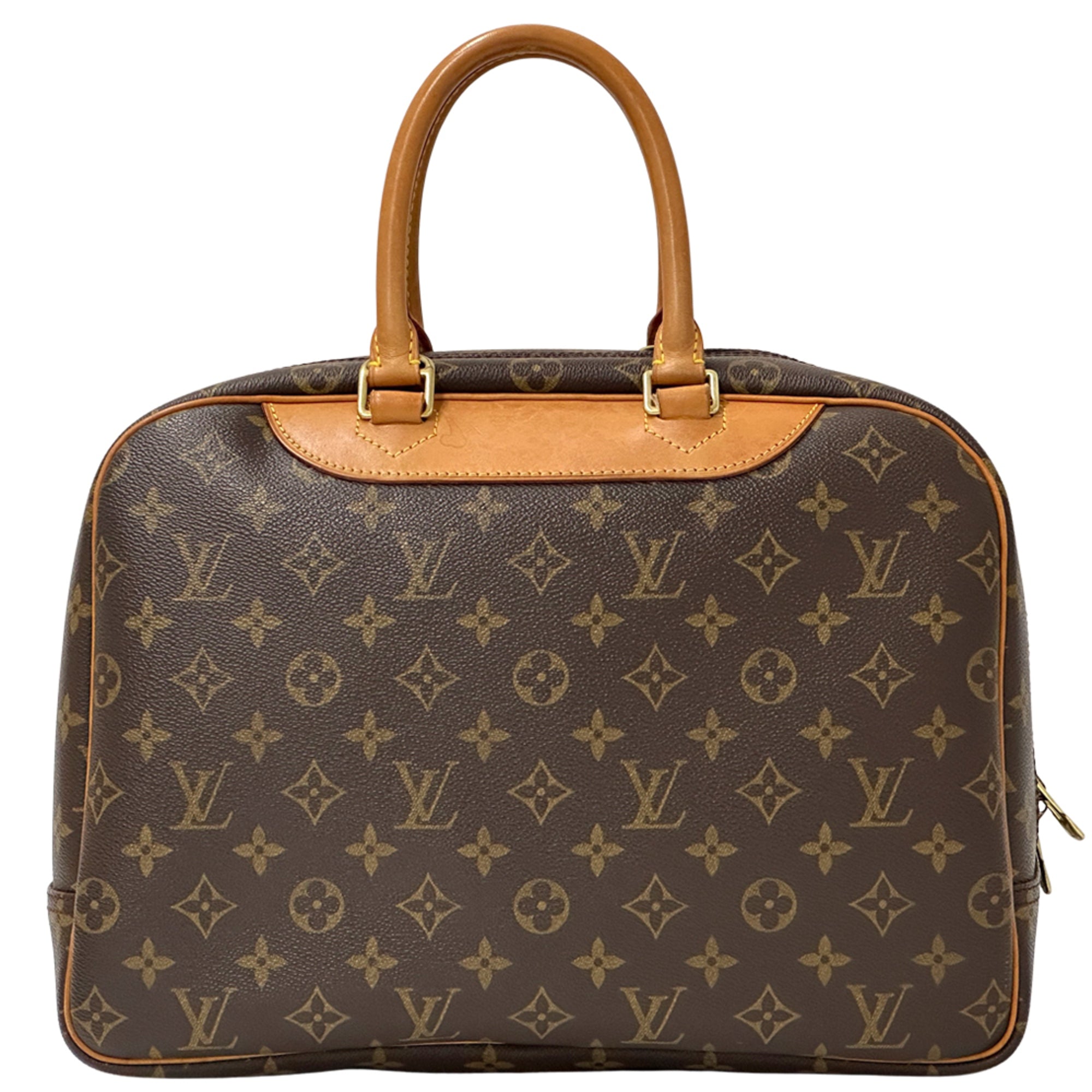 Louis Vuitton Brown Monogram Canvas Handbag (Pre-Owned)