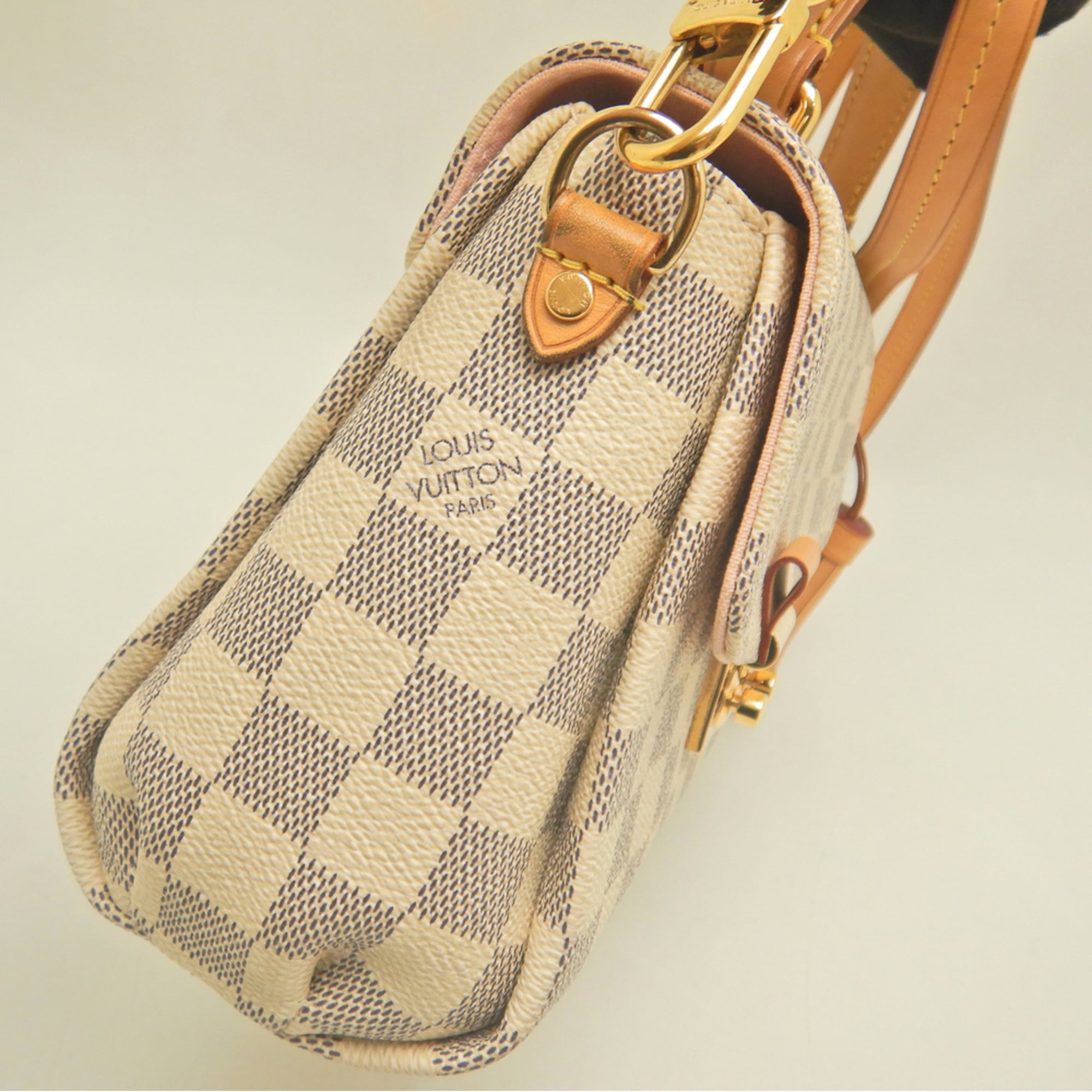 Louis Vuitton Azur Damier Azur Damier Canvas Damier Azur Damier Canvas Handbag (Pre-Owned)