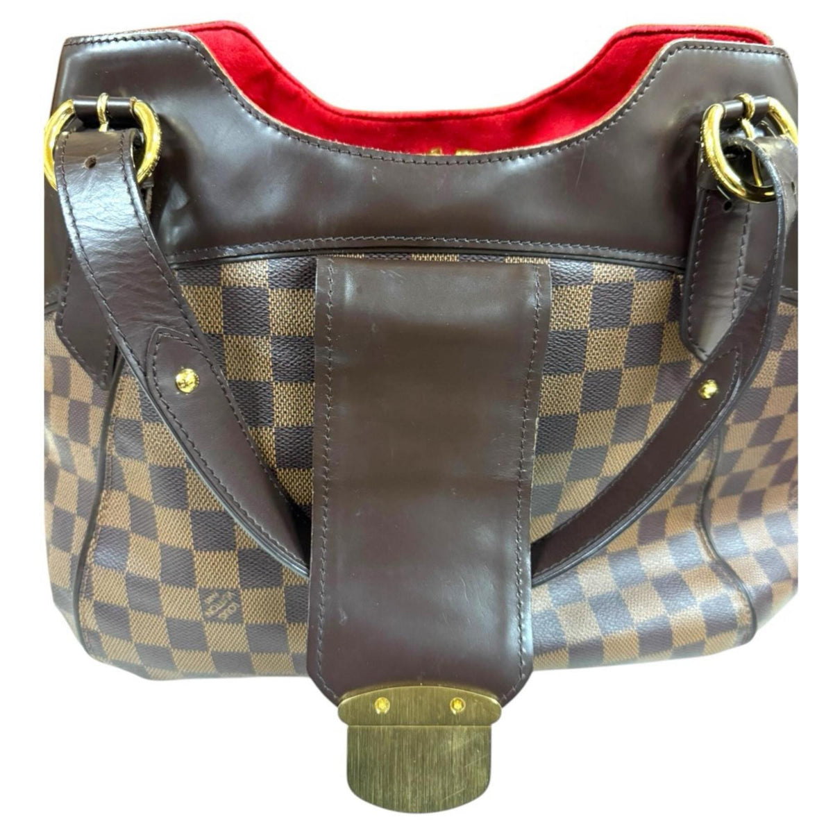 Louis Vuitton Damier Brown Damier Canvas Shoulder Bag (Pre-Owned)
