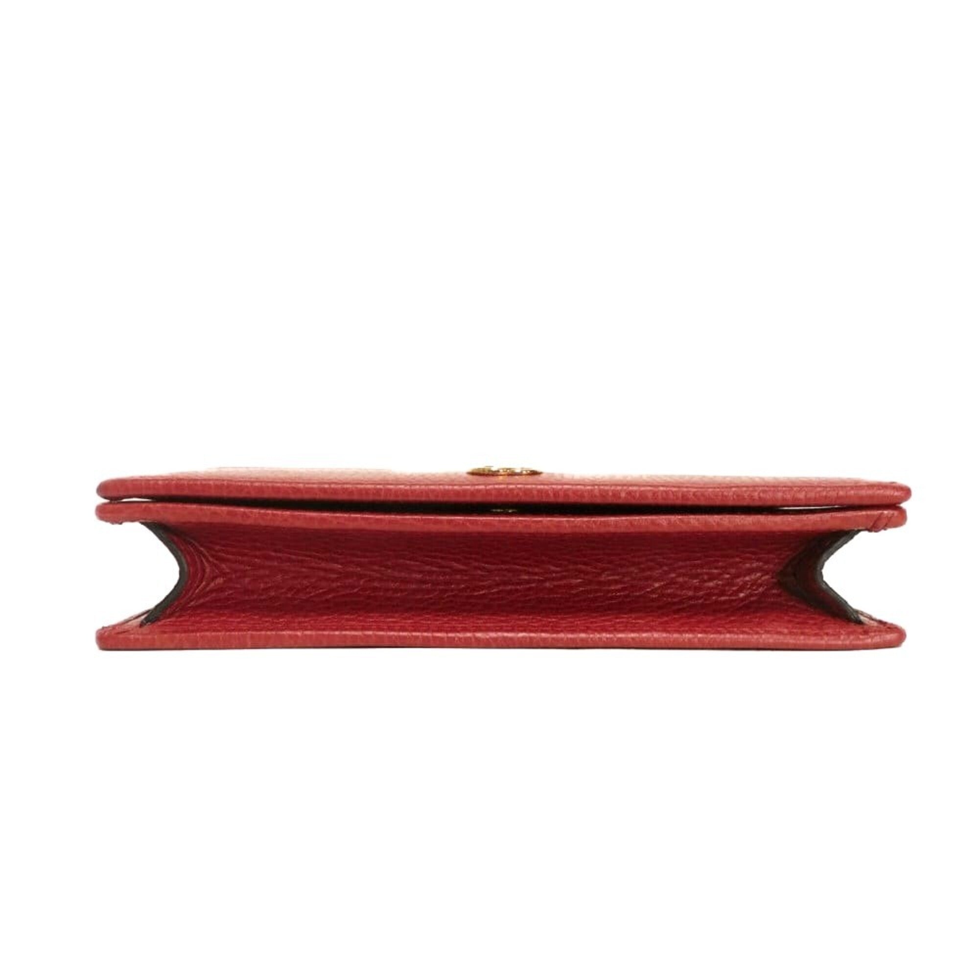 Gucci Red Color Clutch Bag Shoulder Bag (Pre-Owned)
