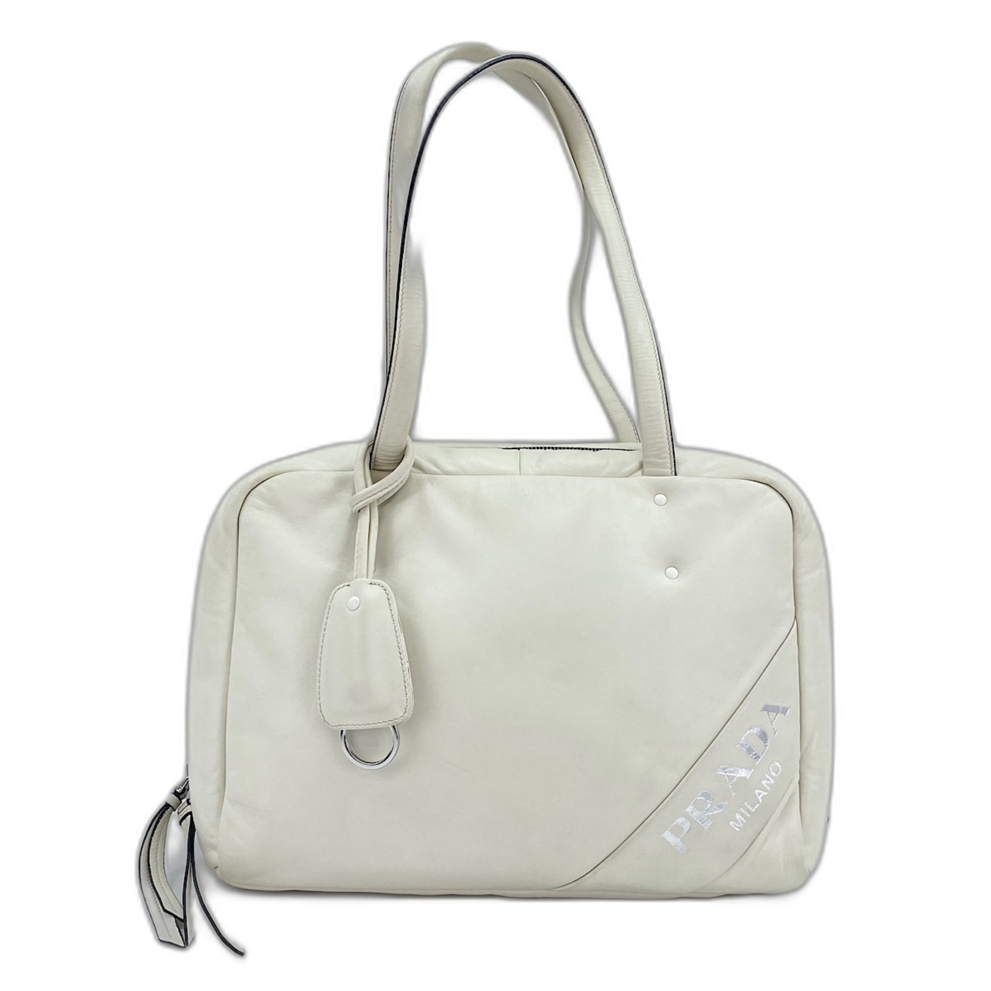 Prada White Shoulder Bag (Pre-Owned)