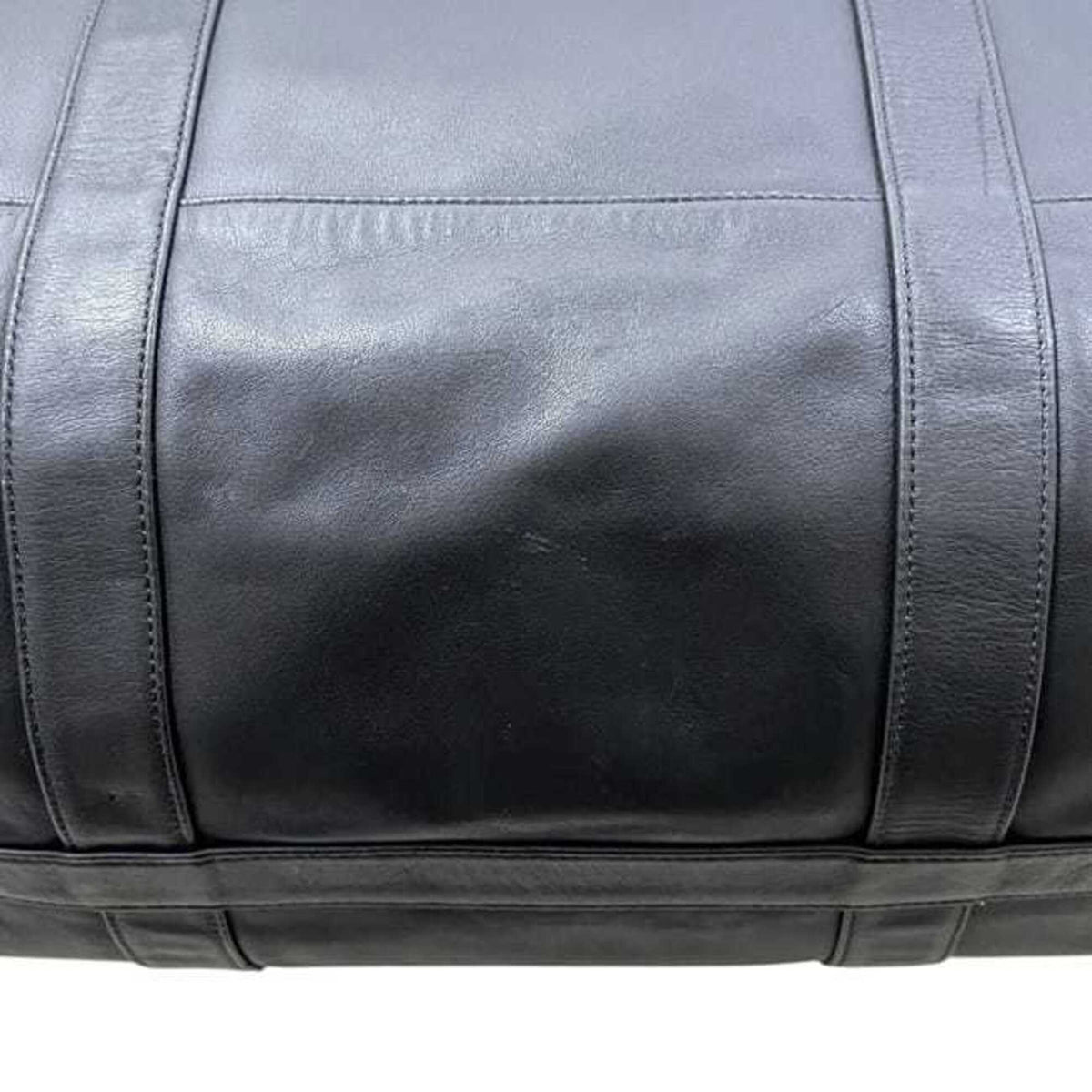 Coach Black Leather Boston Bag (Pre-Owned)