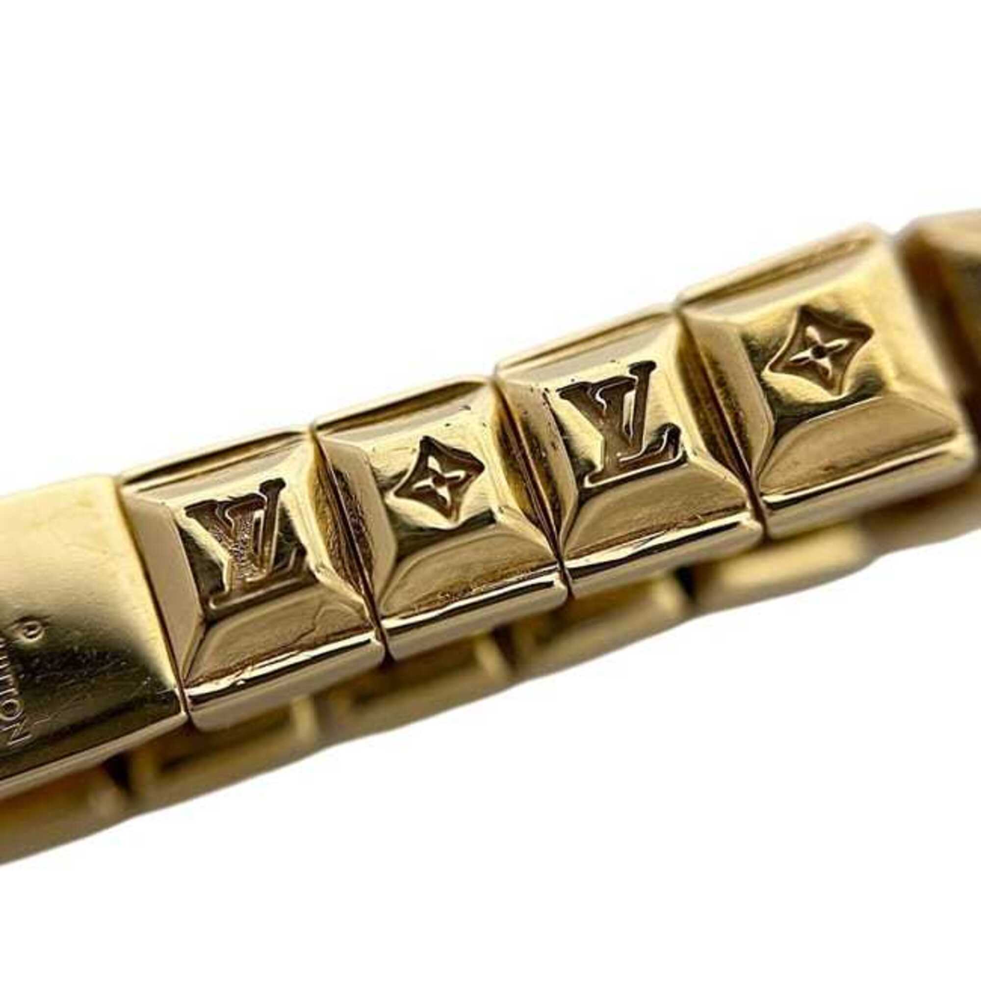 Louis Vuitton Gold Metal Band Ring (Pre-Owned)