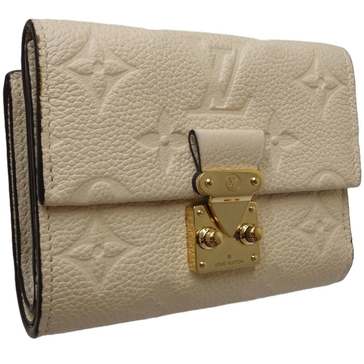 Louis Vuitton Monogram Empreinte Leather Wallet (Tri-Fold) (Pre-Owned)