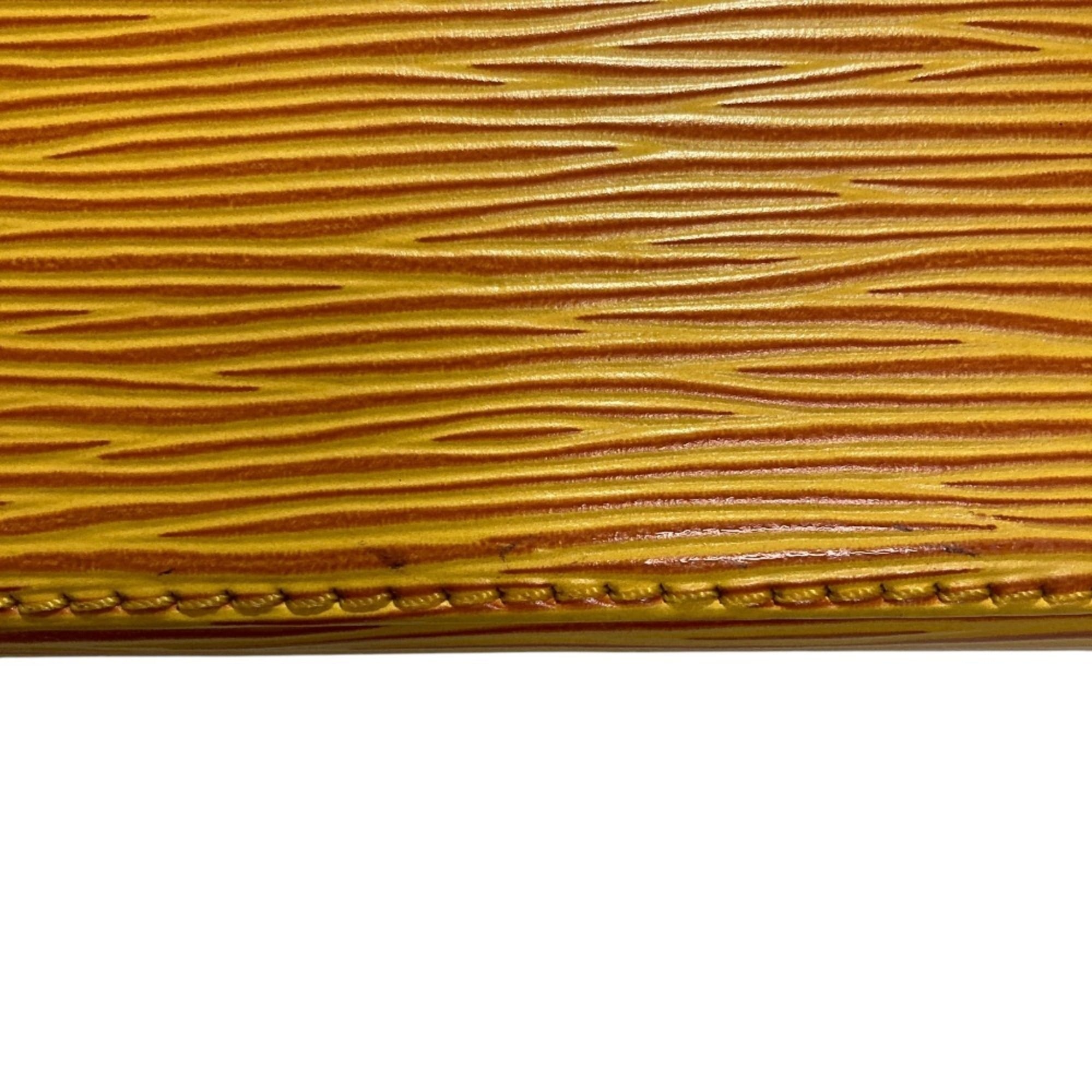 Louis Vuitton Jaune Yellow Epi Leather Handbag (Pre-Owned)