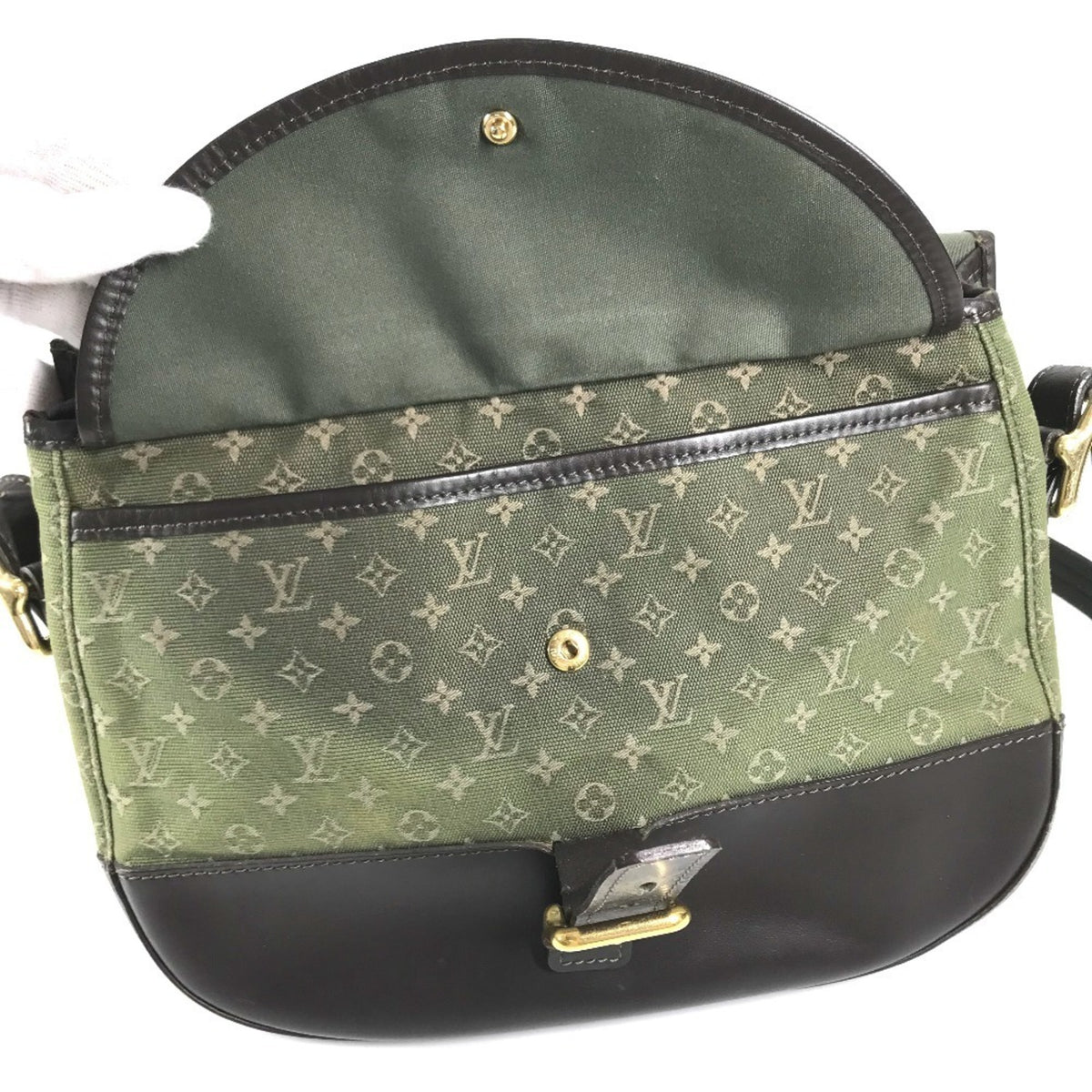 Louis Vuitton Khaki Monogram Monogram Mini Pochette Shoulder Bag (Pre-Owned)