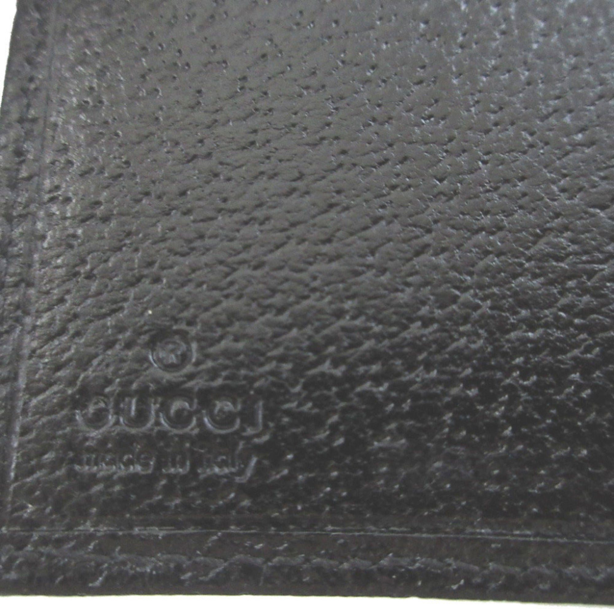 Gucci Black Gg Canvas Leather Wallet (Bi-Fold) (Pre-Owned)