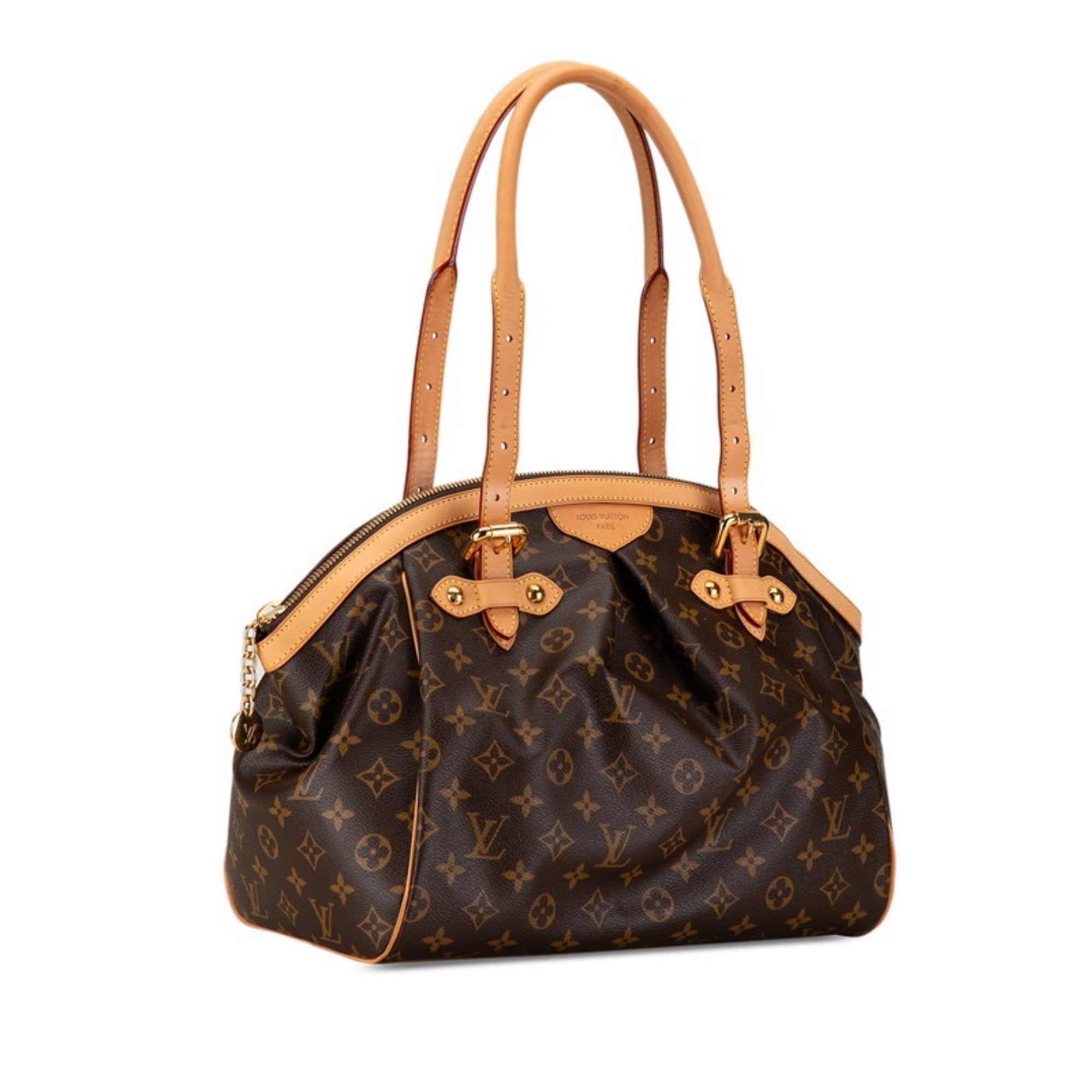 Louis Vuitton Brown Pvc Leather Handbag (Pre-Owned)