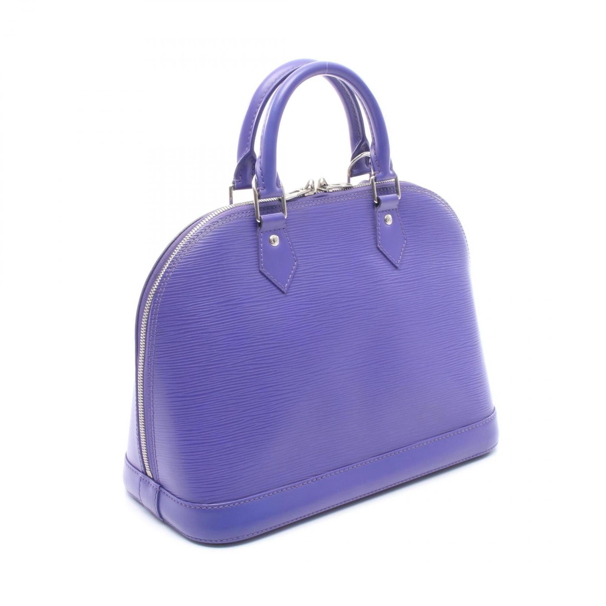 Louis Vuitton Purple Epi Leather Handbag (Pre-Owned)