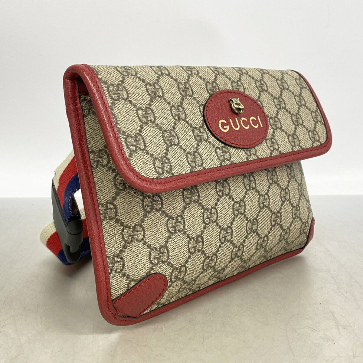 Gucci Bordeaux Brown Pvc Fanny Pack (Pre-Owned)