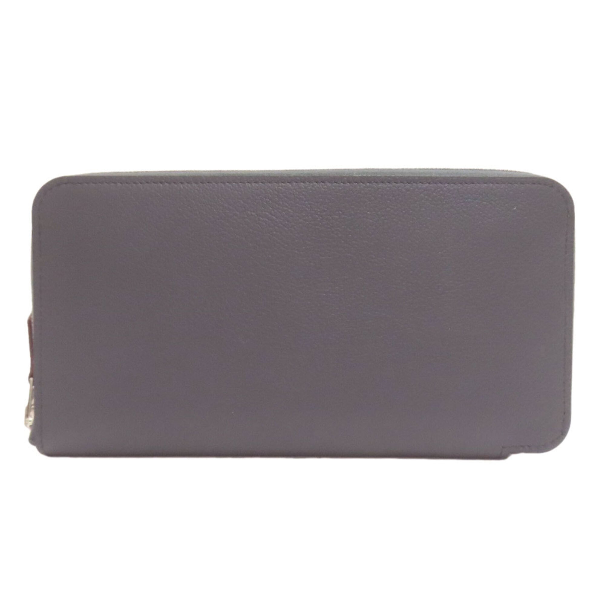 Hermes Gray Epsom Leather Long Wallet (Bi-Fold) (Pre-Owned)