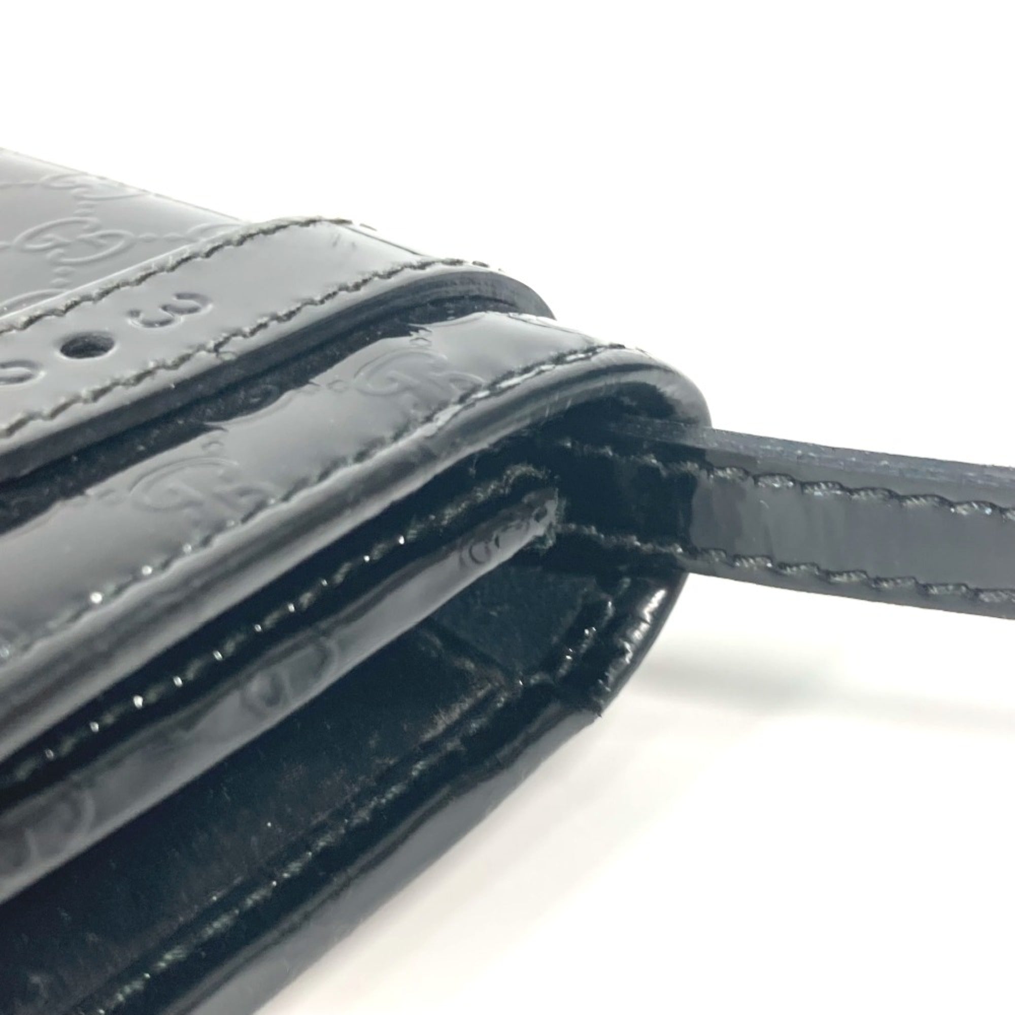 Gucci Black Patent Leather Shoulder Bag (Pre-Owned)