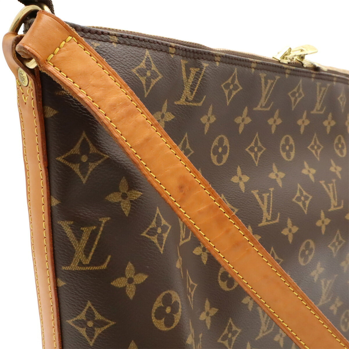 Louis Vuitton Brown Monogram Canvas Pvc Coated Canvas Shoulder Bag (Pre-Owned)