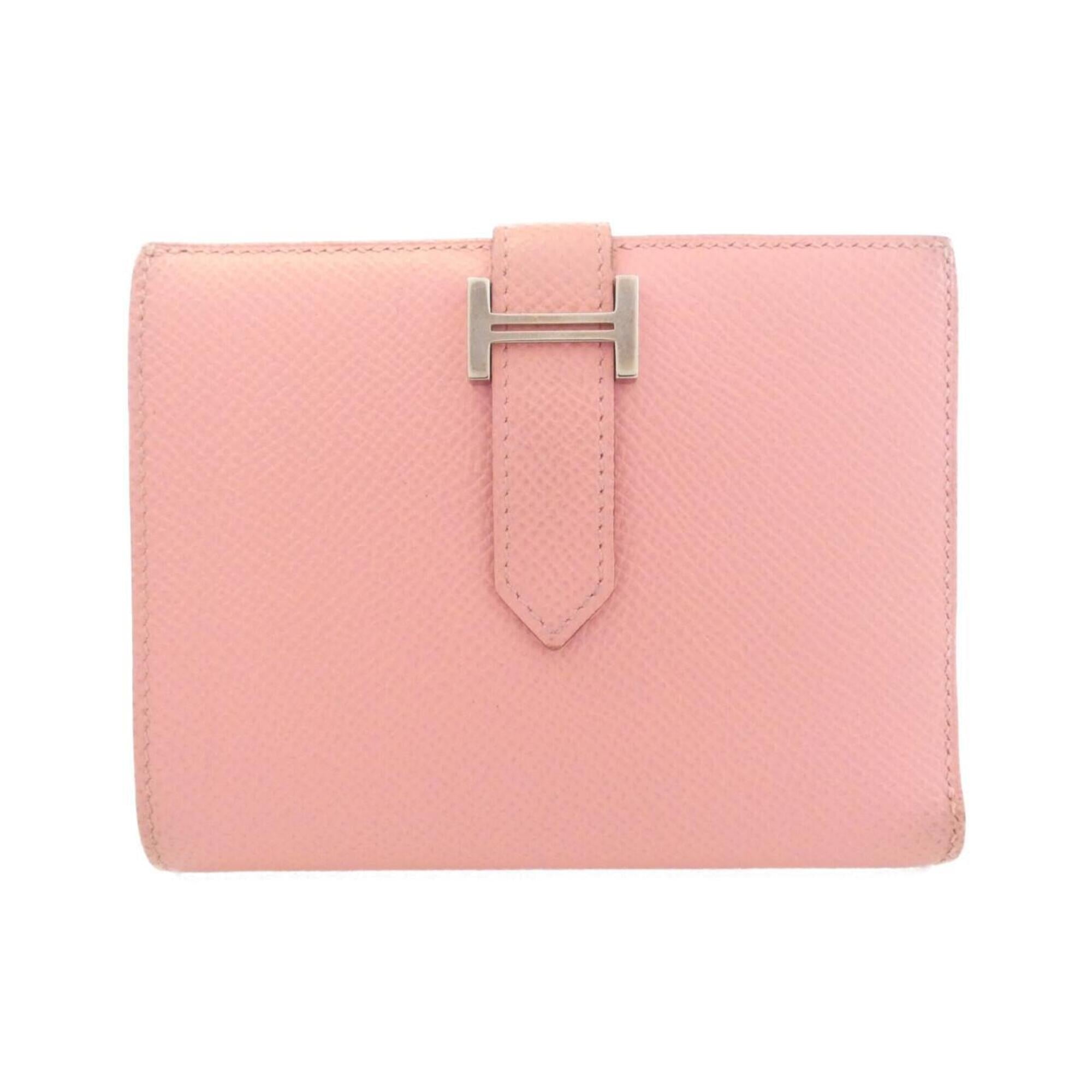 Hermes Rose Confetti Epsom Leather Wallet (Bi-Fold) (Pre-Owned)