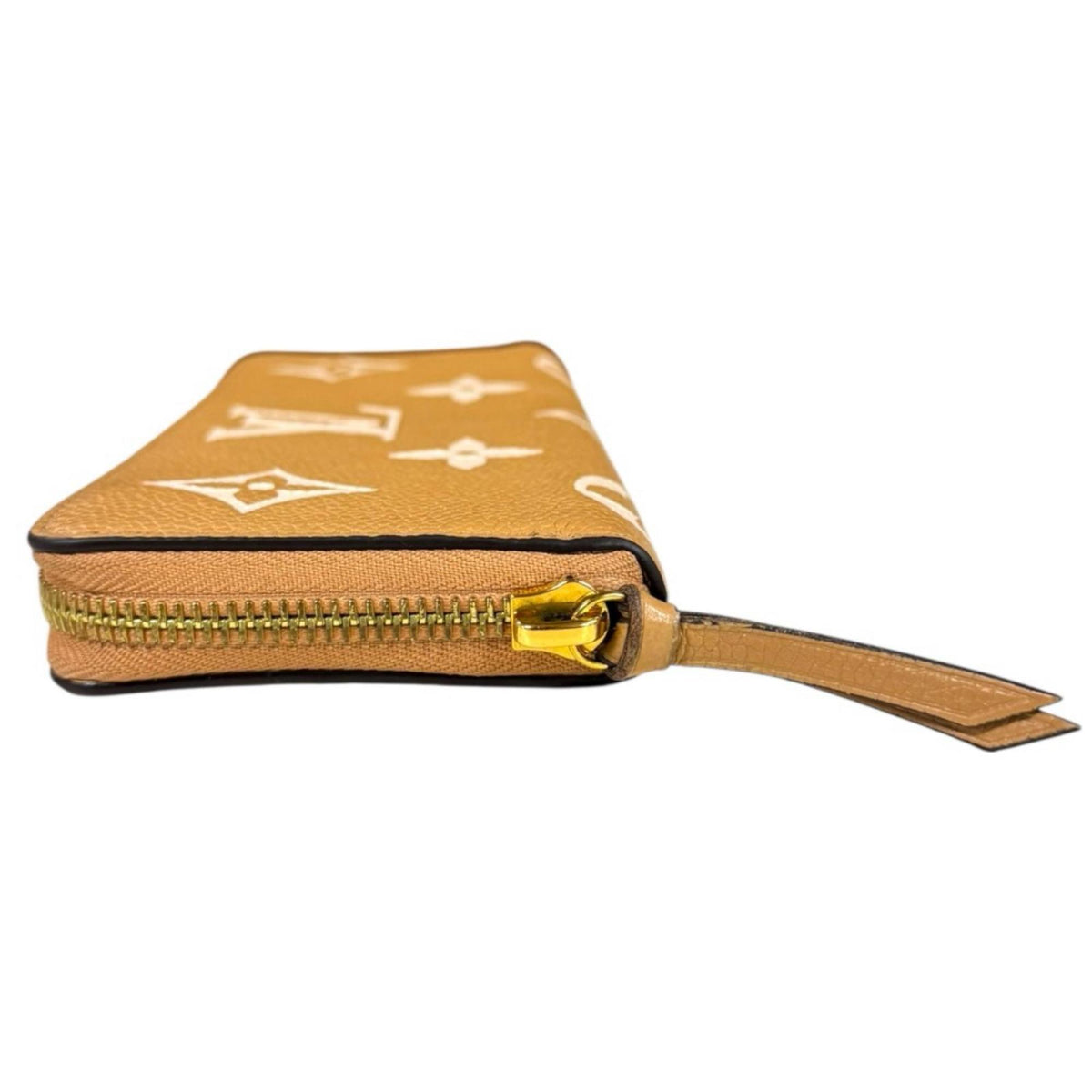 Louis Vuitton Monogram Empreinte Beige Galle Or Monogram Empreinte Coin Purse/Coin Case (Pre-Owned)