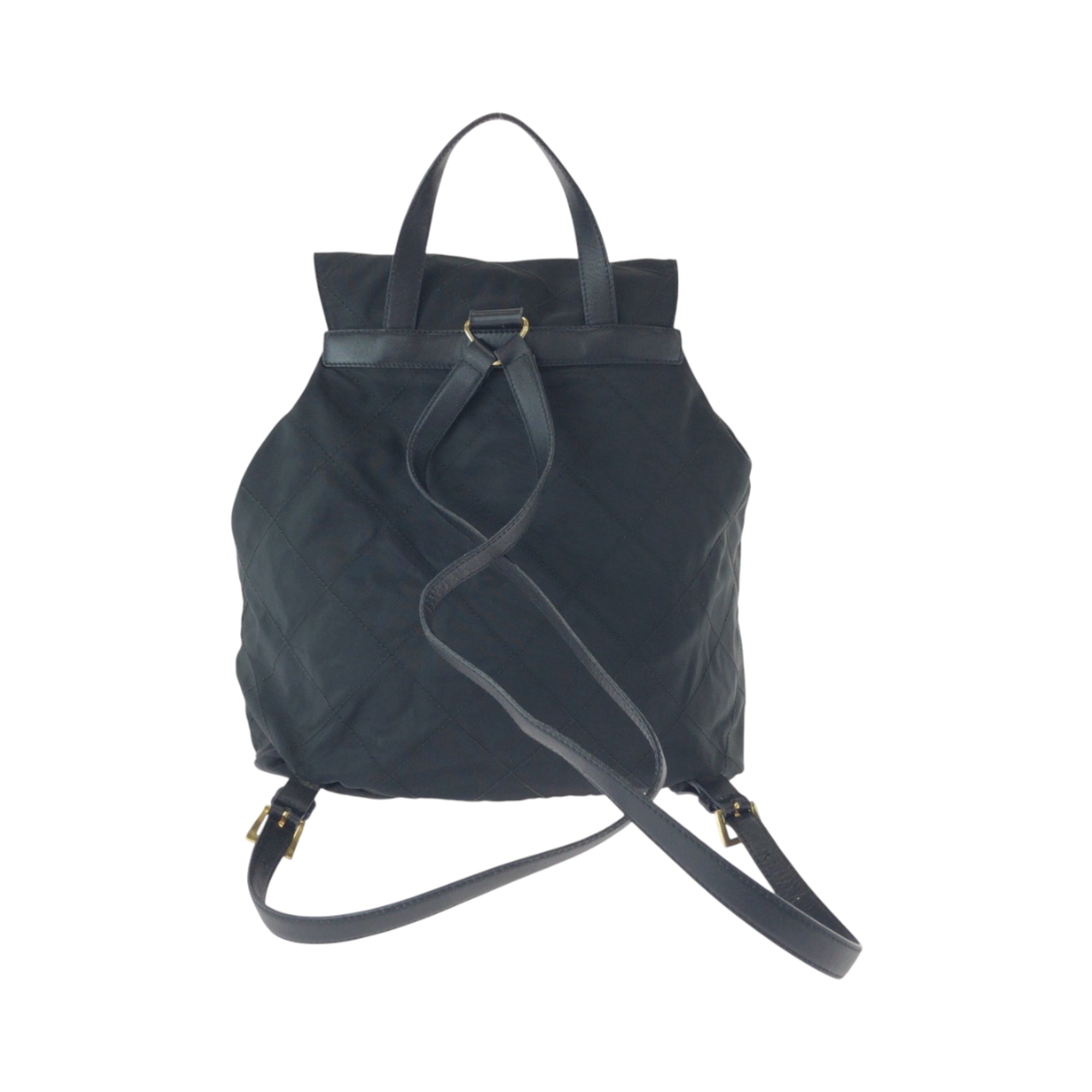 Prada Black Nylon Backpack (Pre-Owned)