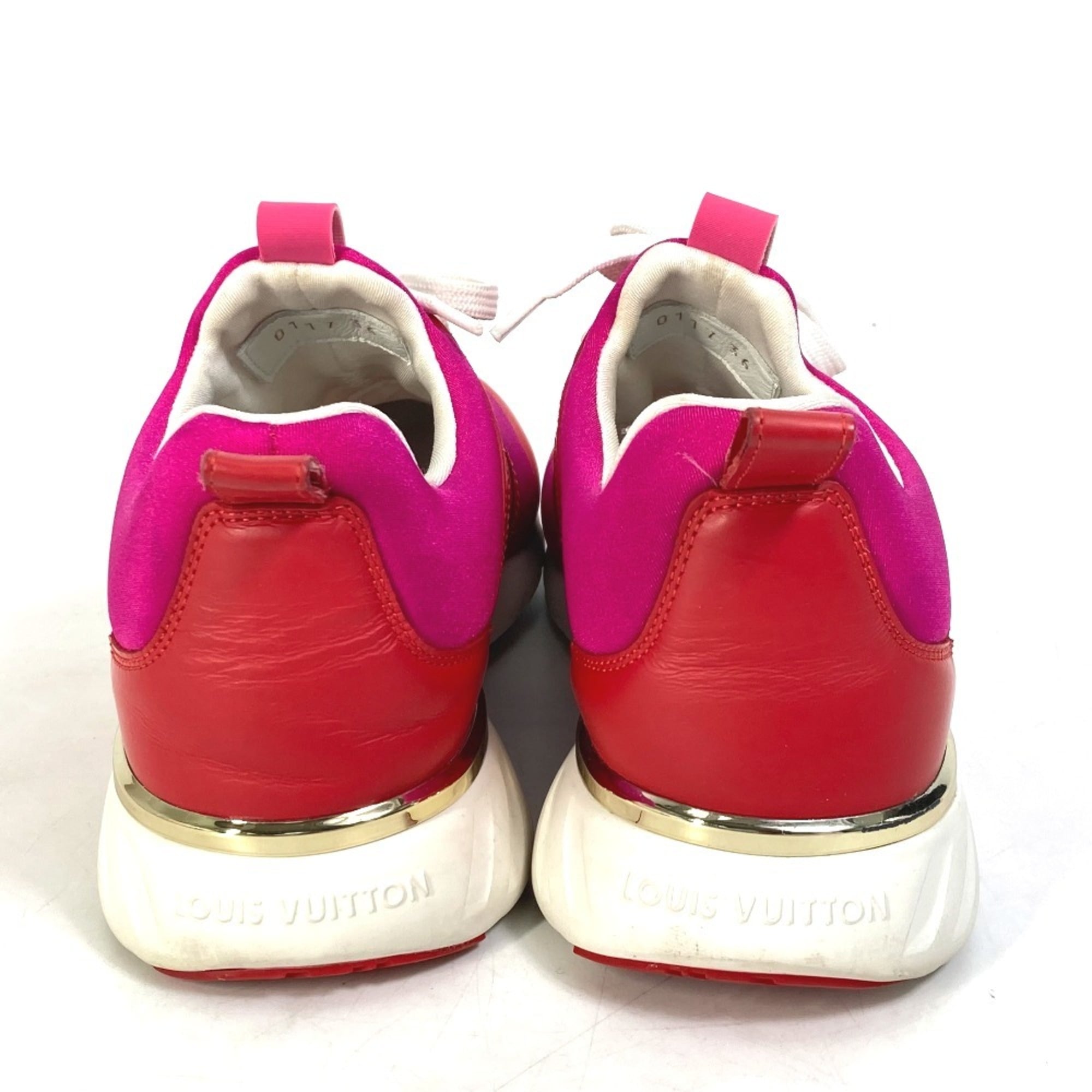 Louis Vuitton Pink Red Color Sneakers (Pre-Owned)