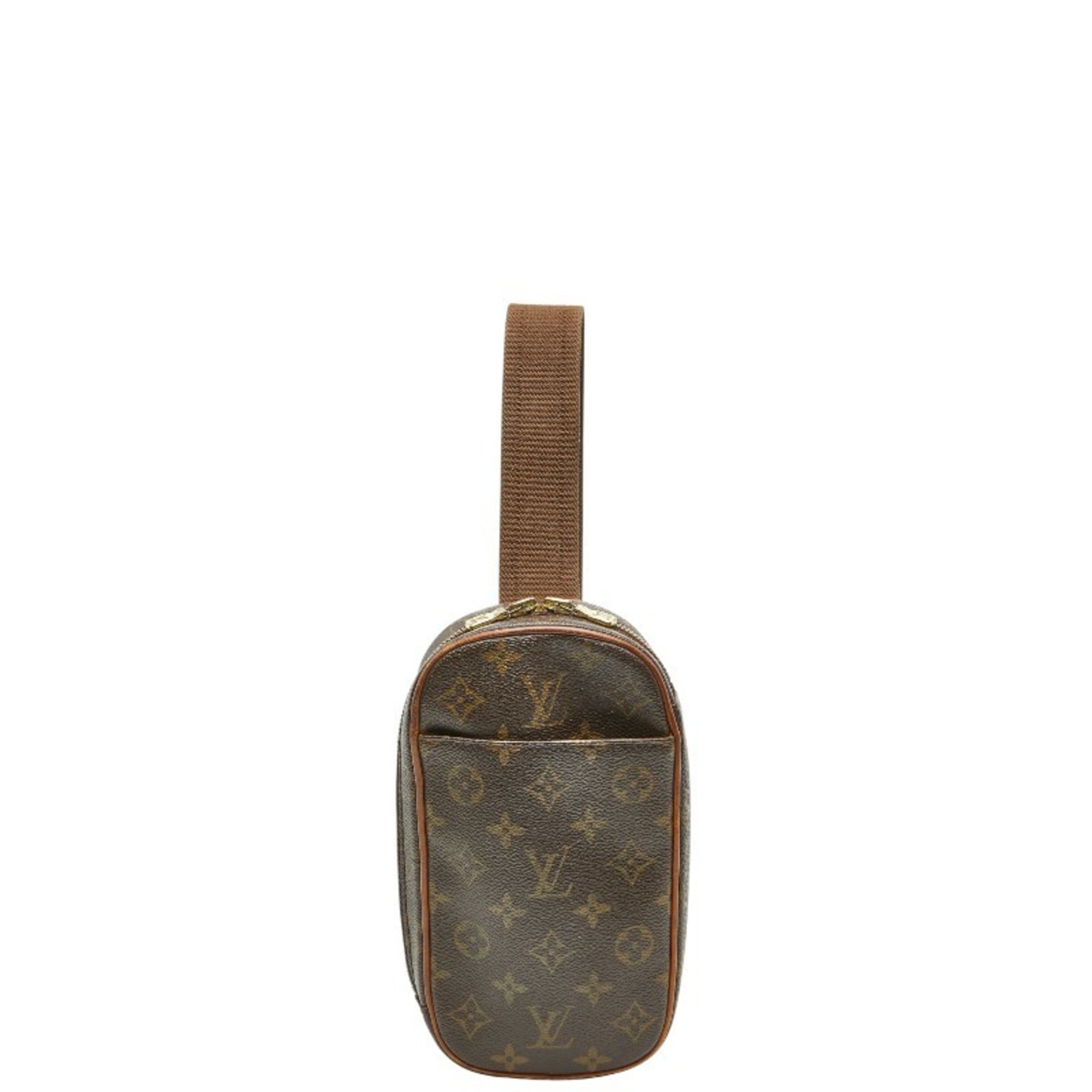 Louis Vuitton Brown Pvc Leather Sling Bag (Pre-Owned)