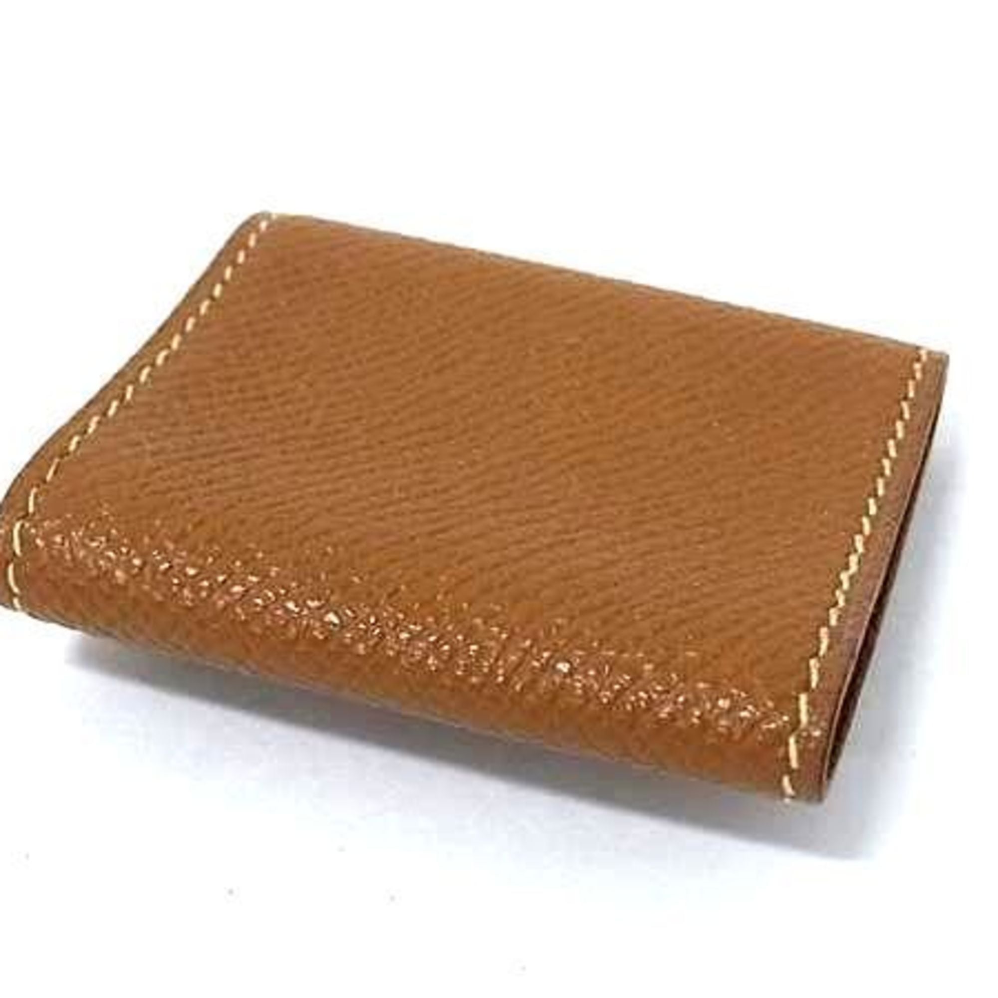 Hermes Brown Epsom Leather Pouch (Pre-Owned)