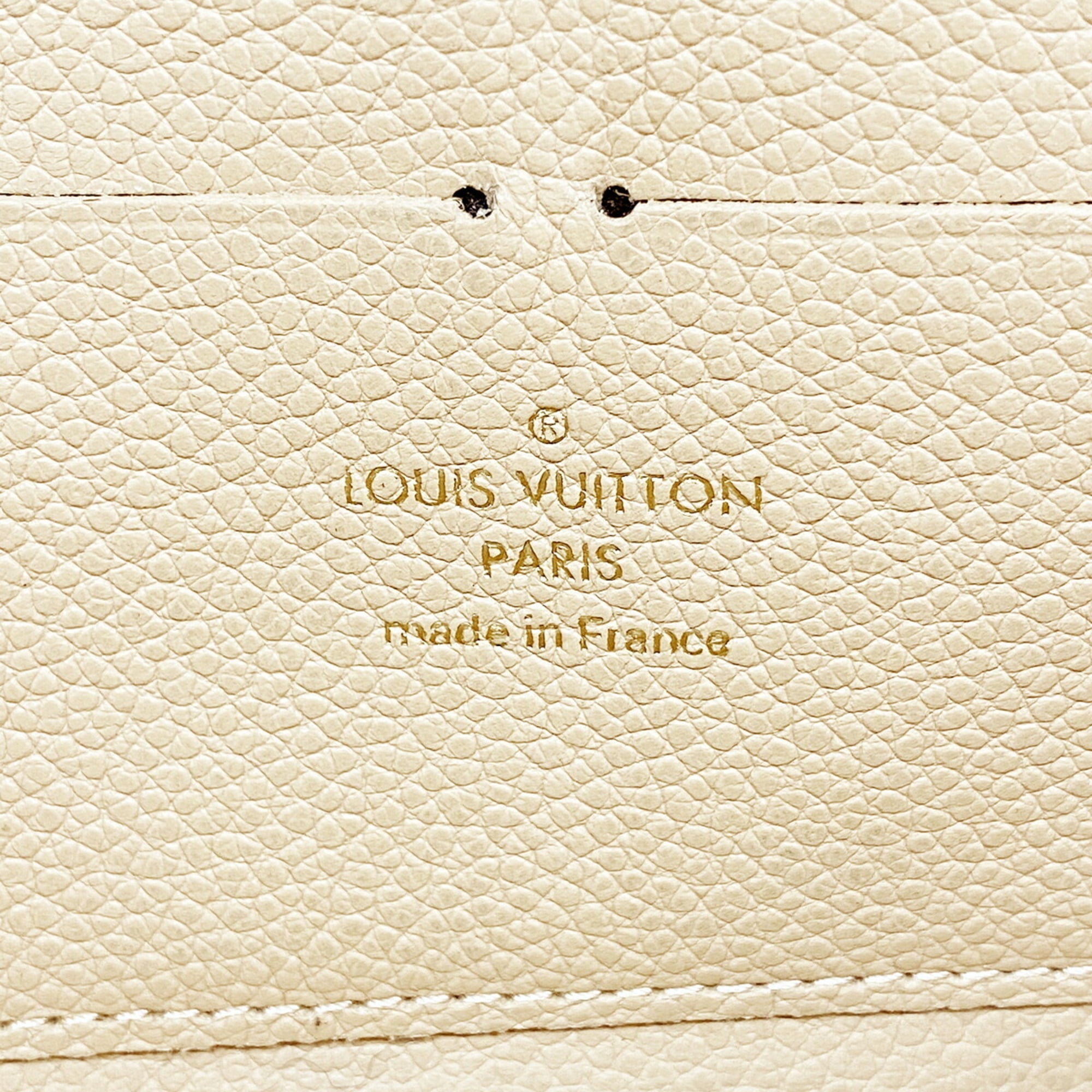Louis Vuitton Beige Long Wallet (Bi-Fold) (Pre-Owned)