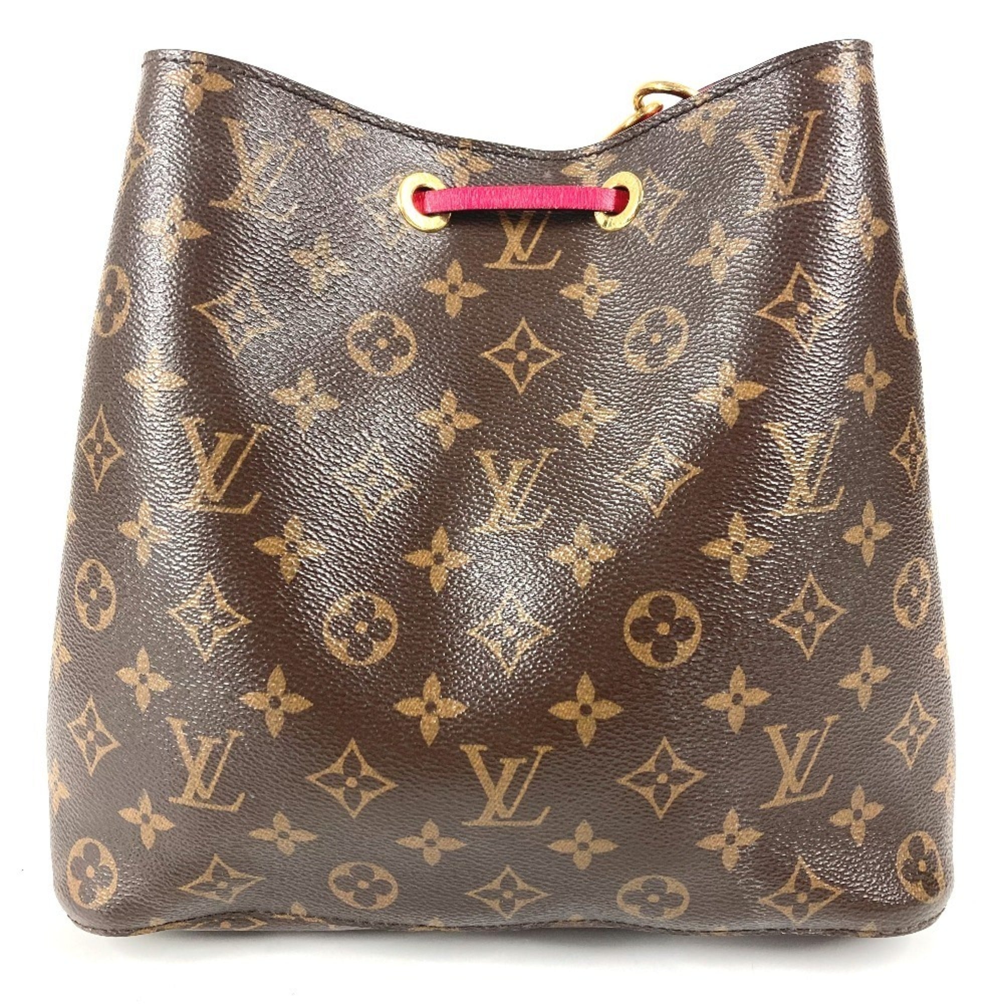 Louis Vuitton Brown Pink Monogram Shoulder Bag (Pre-Owned)