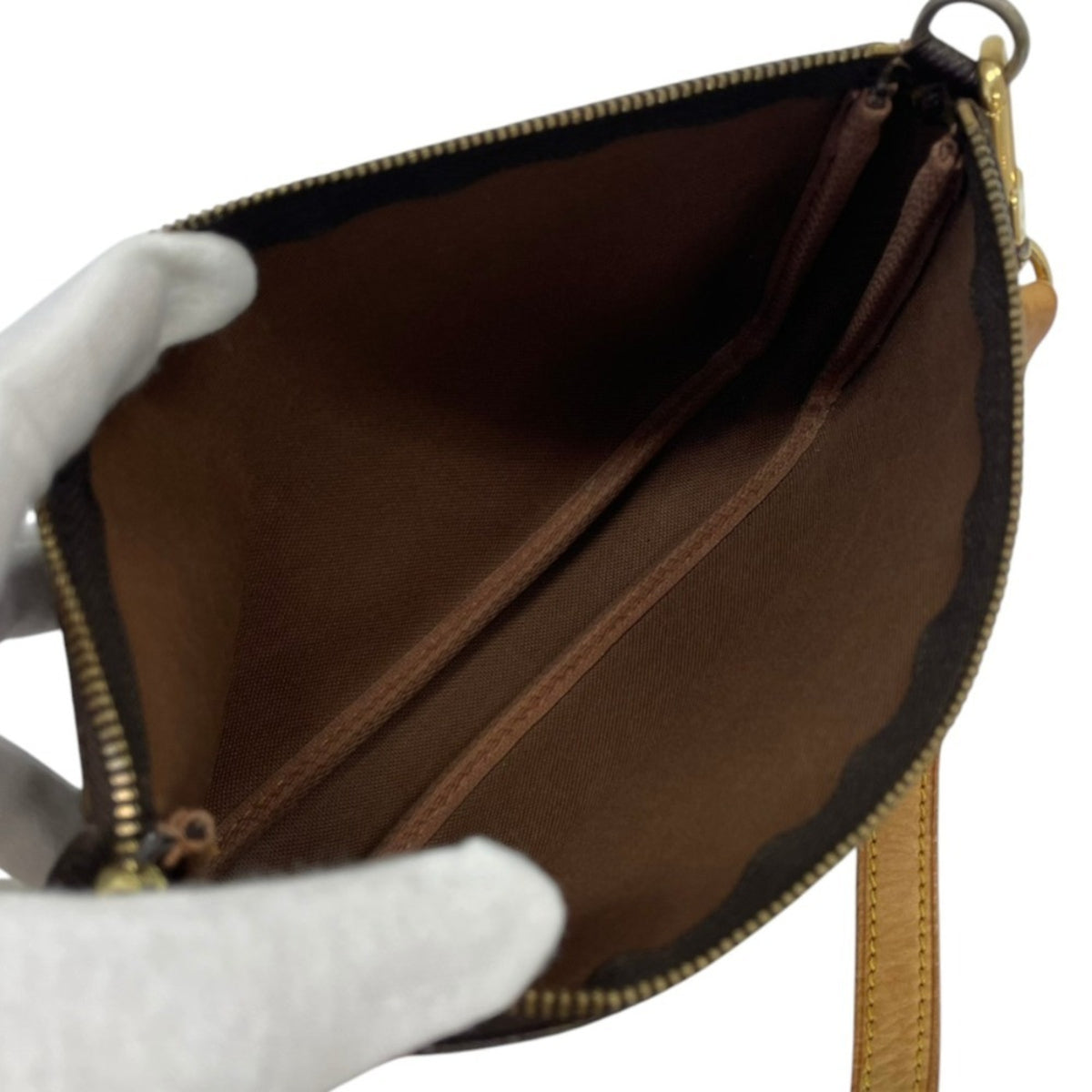 Louis Vuitton Brown Monogram Monogram Pochette Shoulder Bag (Pre-Owned)