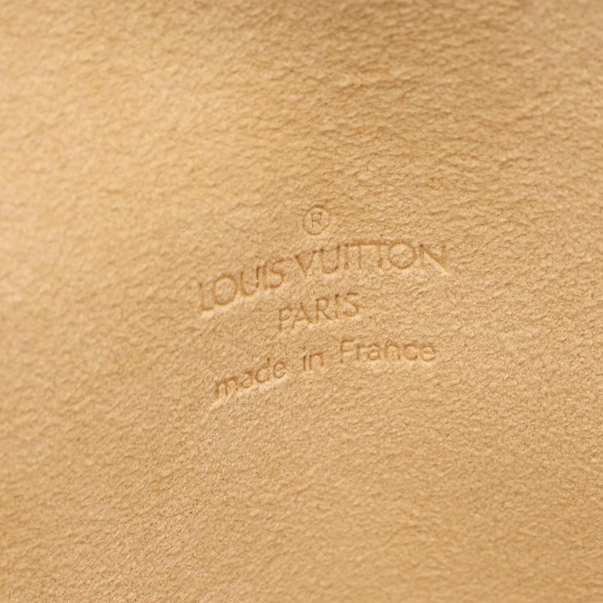 Louis Vuitton Brown Monogram Coated Canvas Canvas Leather Fanny Pack Handbag (Pre-Owned)