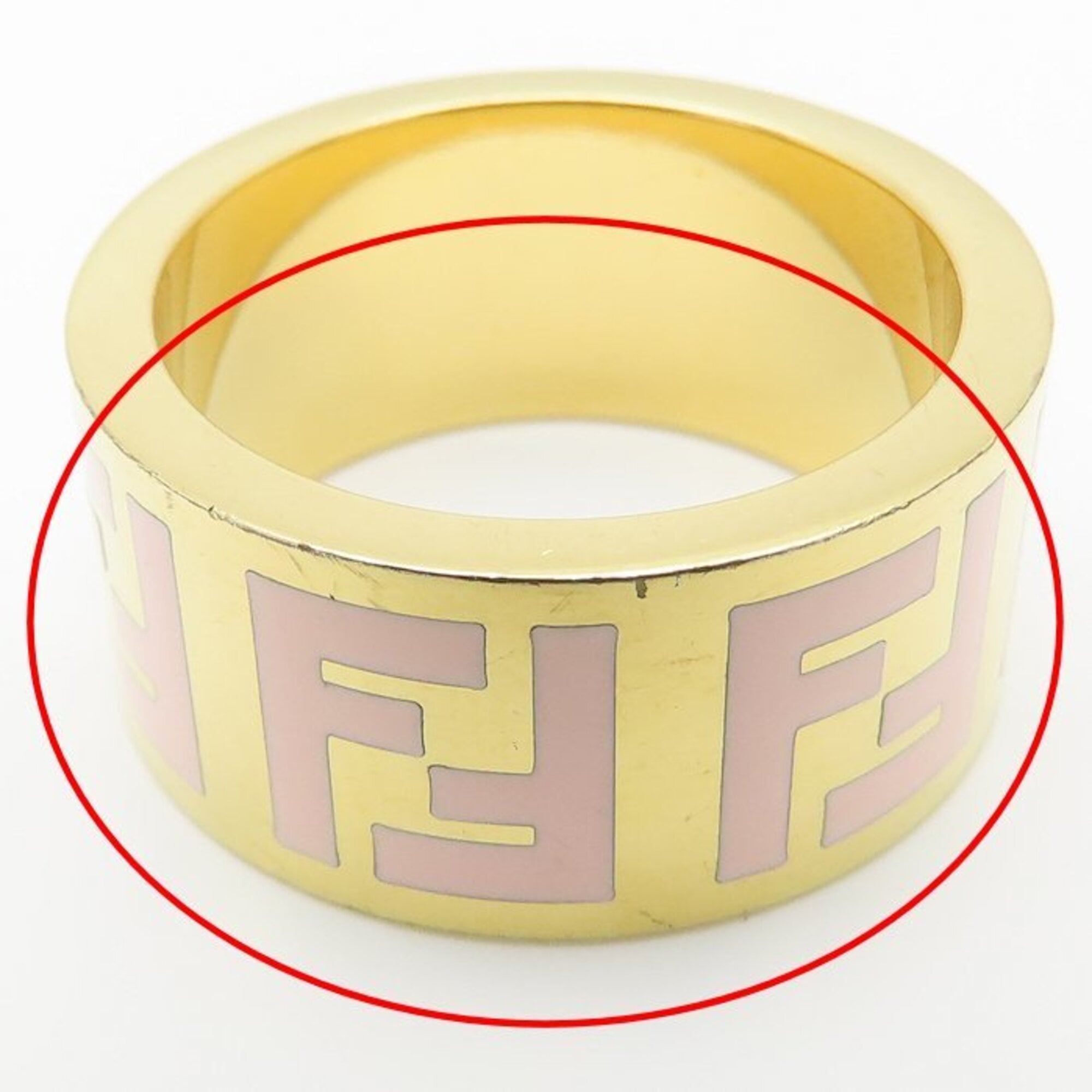 Fendi Enamel Band Ring (Pre-Owned)