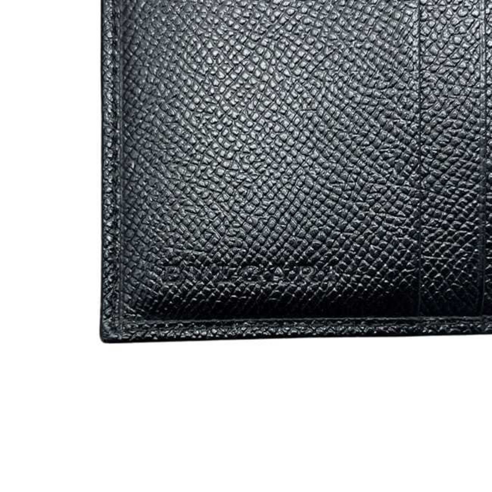 Bvlgari Bvlgari Bvlgari Black Leather Wallet (Bi-Fold) (Pre-Owned)