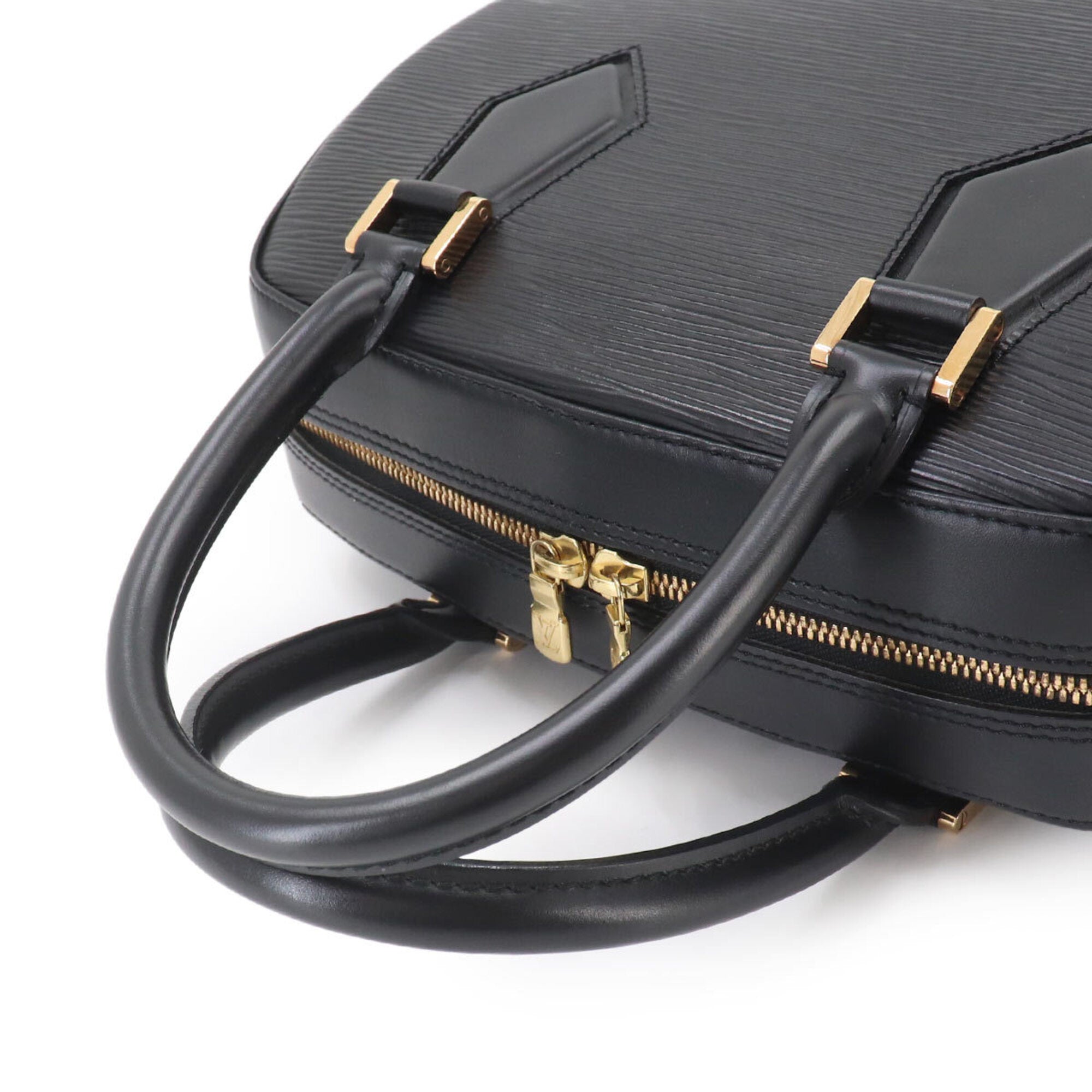 Louis Vuitton Epi Noir Epi Leather Handbag (Pre-Owned)