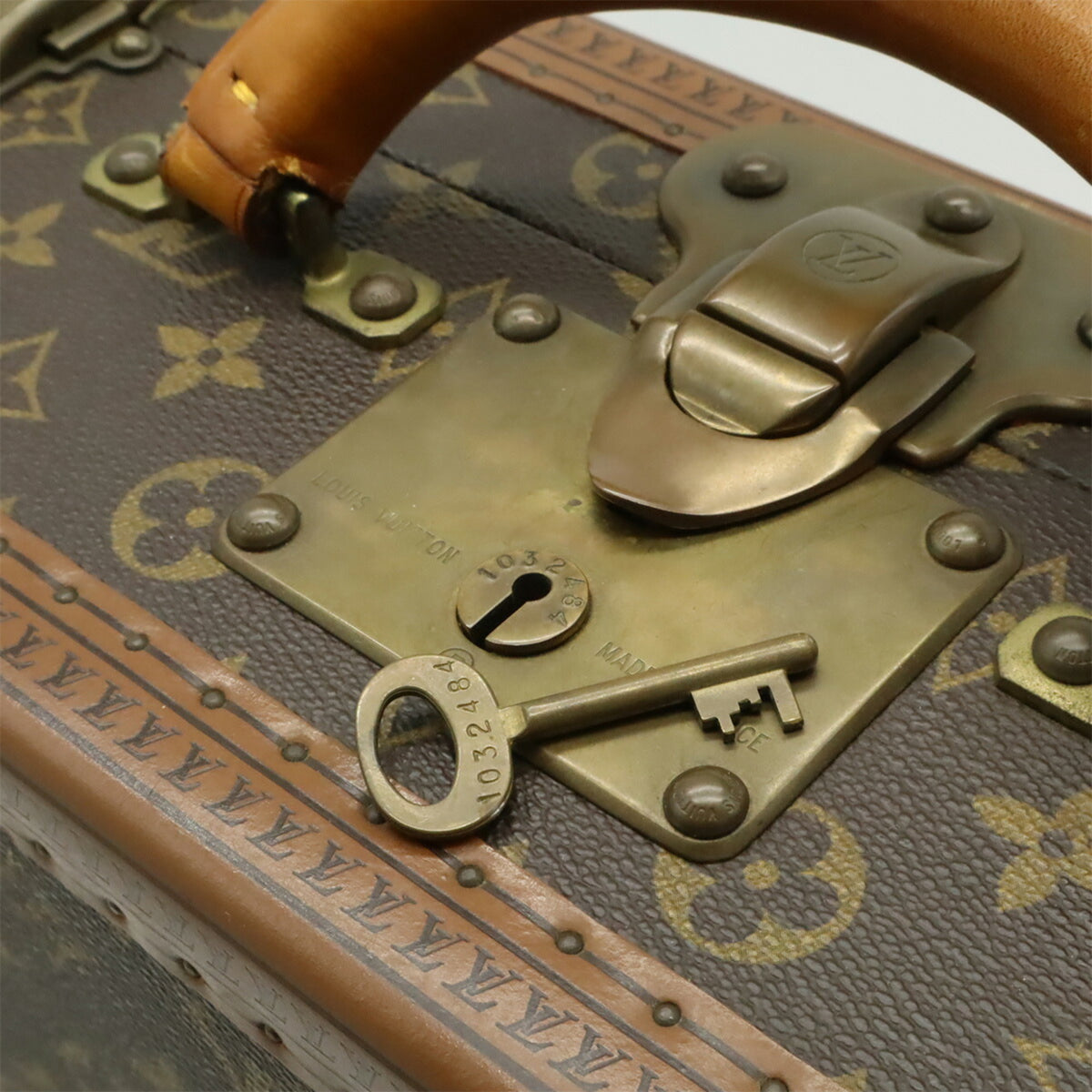 Louis Vuitton Brown Monogram Canvas Pvc Coated Canvas Attaché Case Handbag (Pre-Owned)