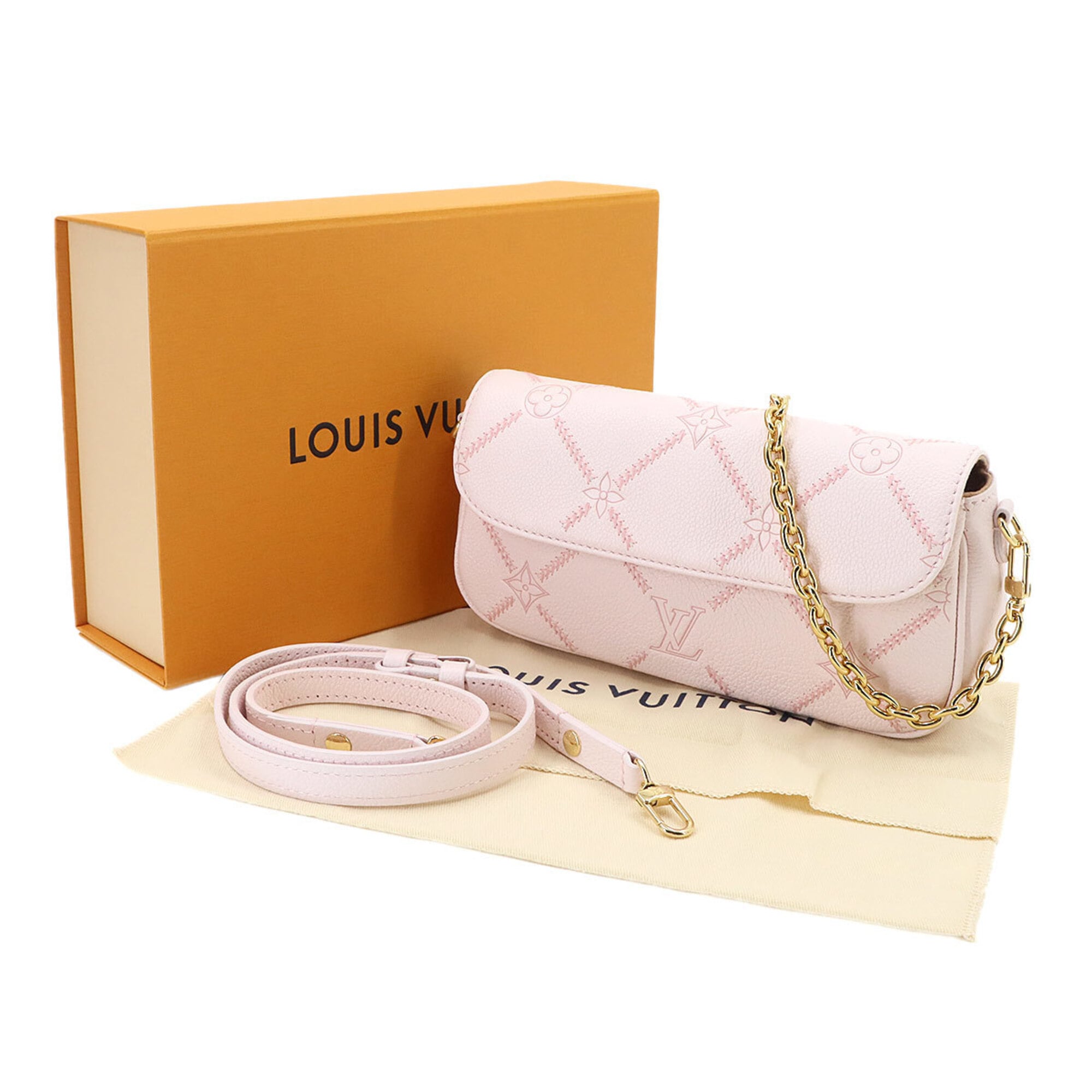 Louis Vuitton Pink Monogram Empreinte Leather Shoulder Bag (Pre-Owned)