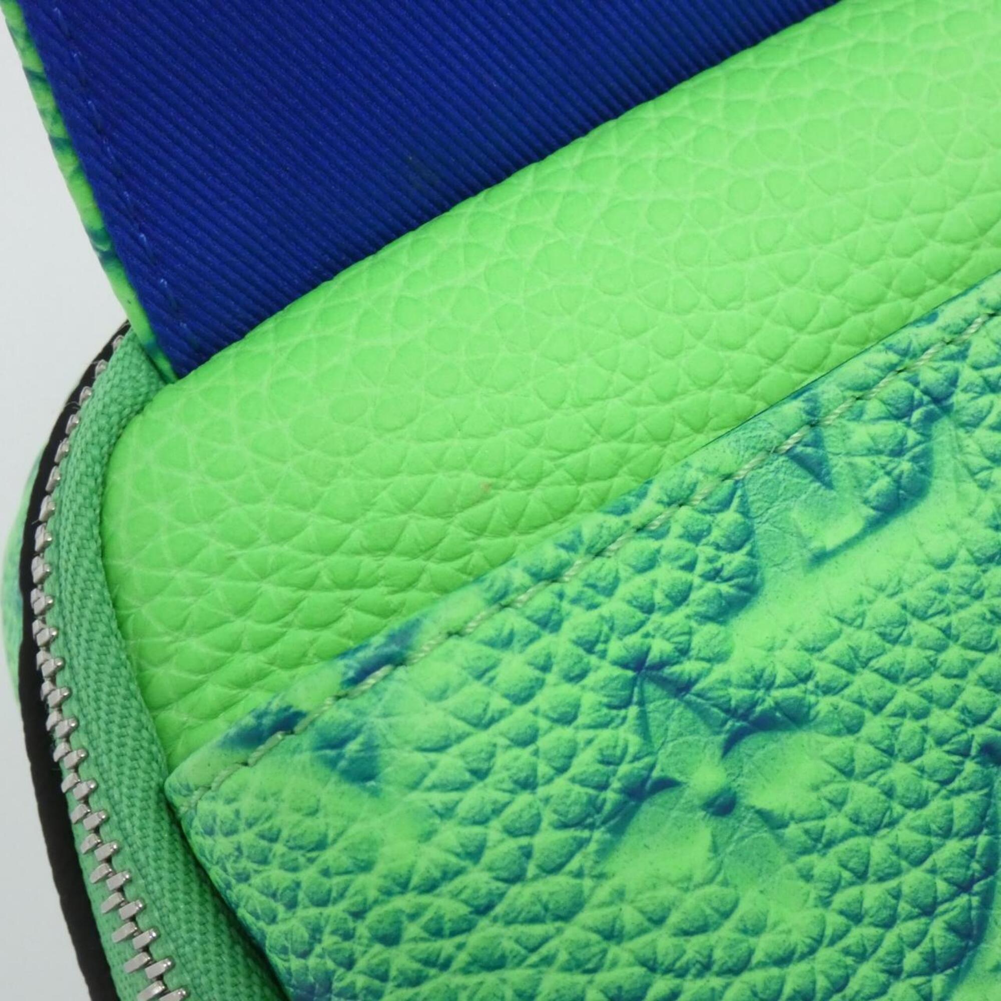 Louis Vuitton Taurillon Blue Vert Leather Handbag Shoulder Bag (Pre-Owned)