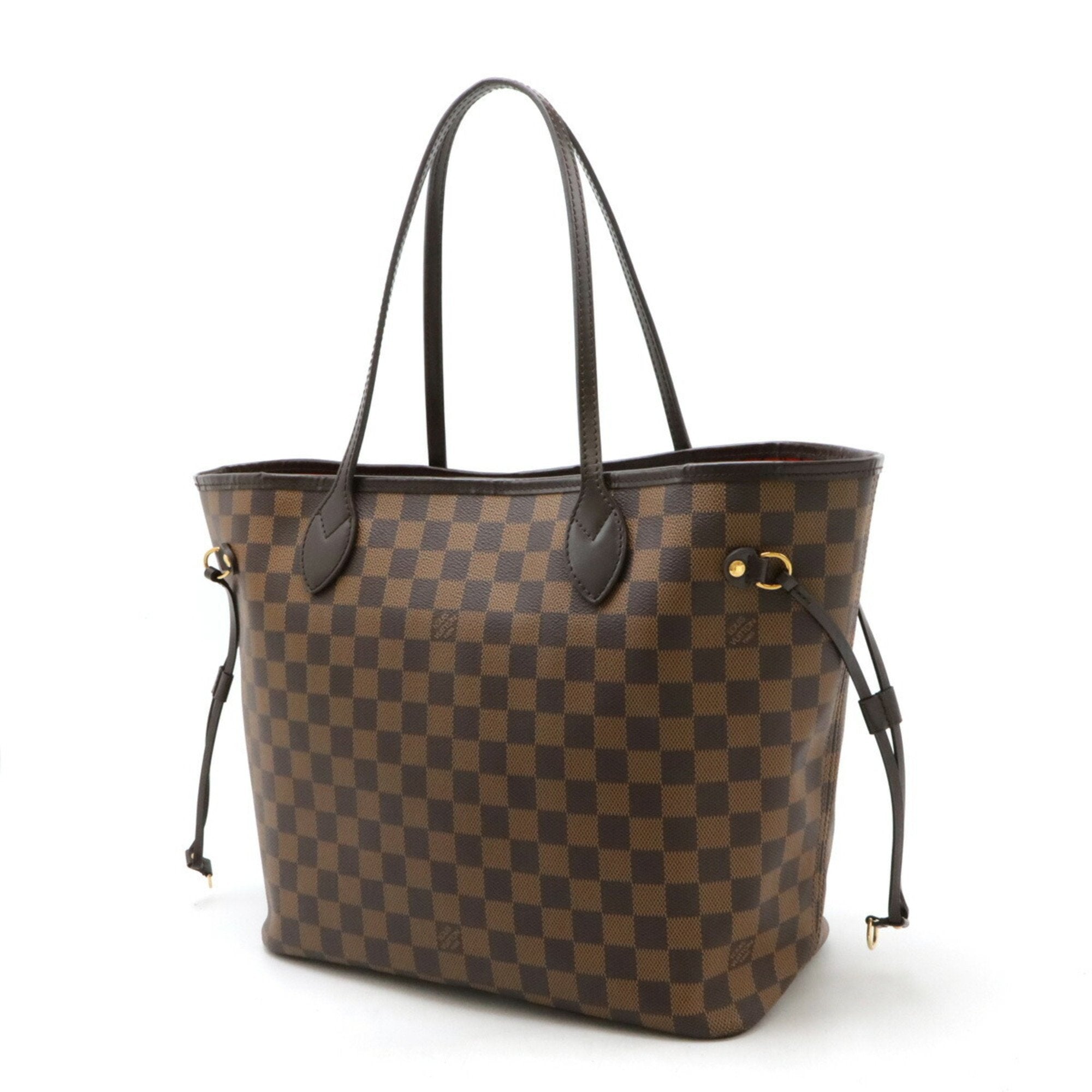 Louis Vuitton Brown Damier Canvas Pvc Pouch Shoulder Bag Tote Bag (Pre-Owned)
