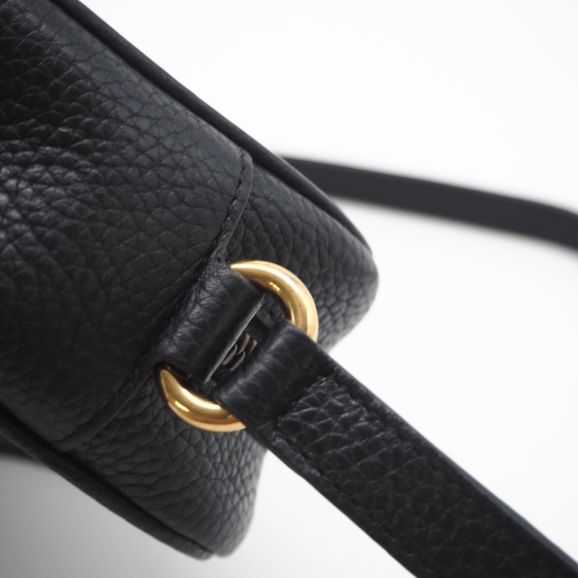 Gucci Black Leather Shoulder Bag (Pre-Owned)