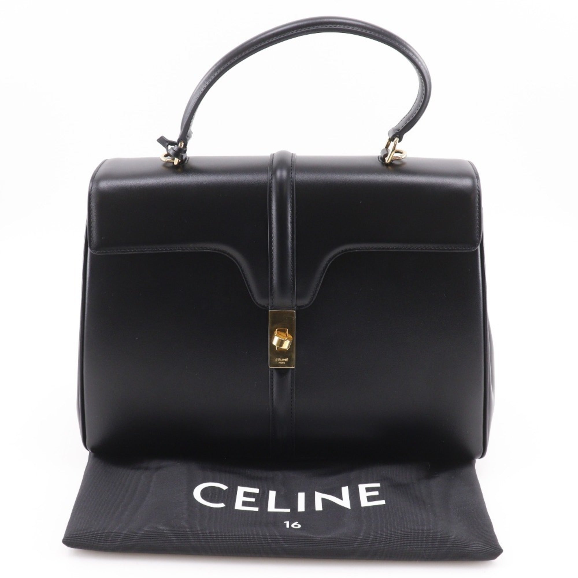 Celine Black Leather Handbag (Pre-Owned)
