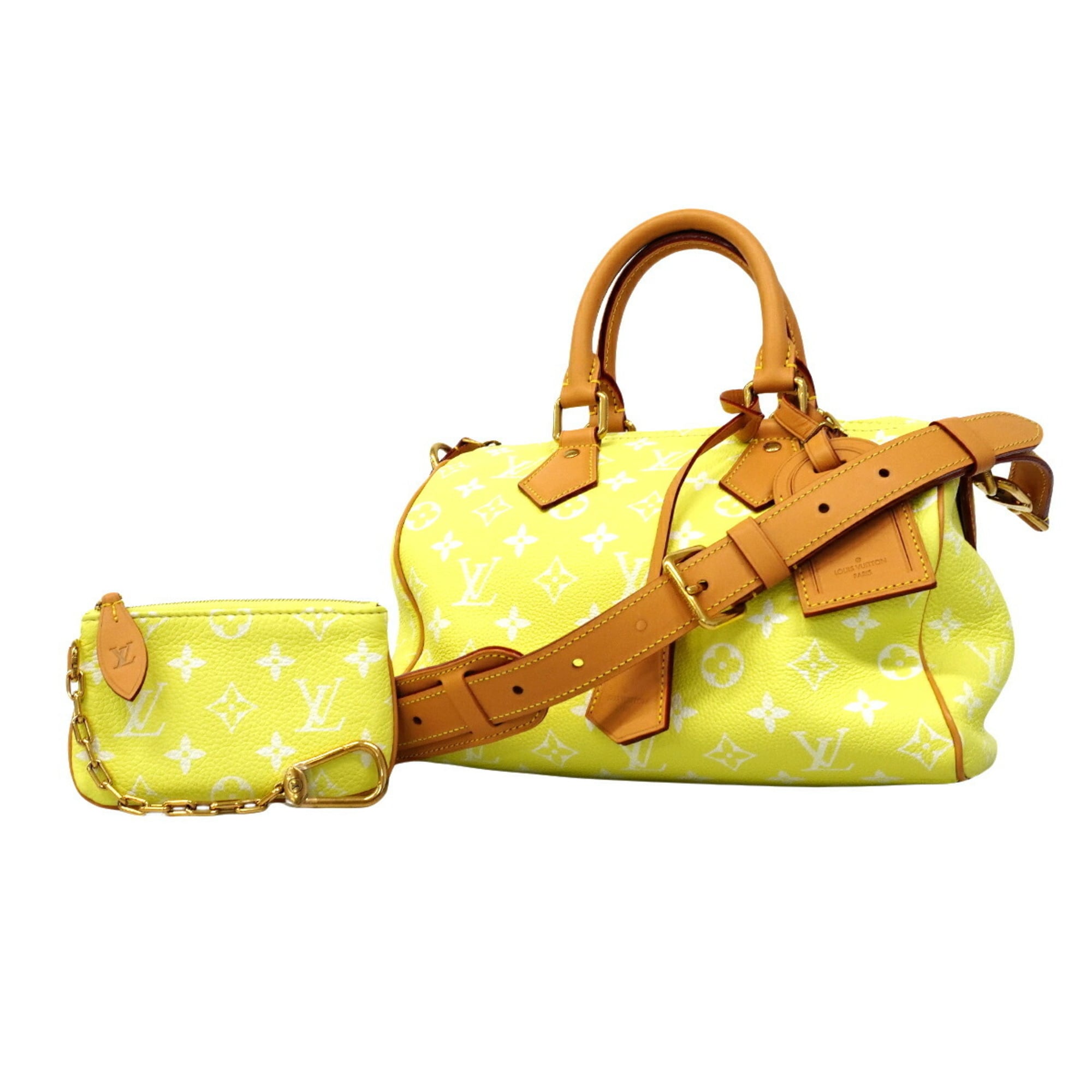 Louis Vuitton Yellow Handbag (Pre-Owned)