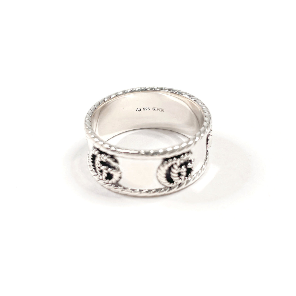 Gucci Silver Silver 925 Band Ring (Pre-Owned)