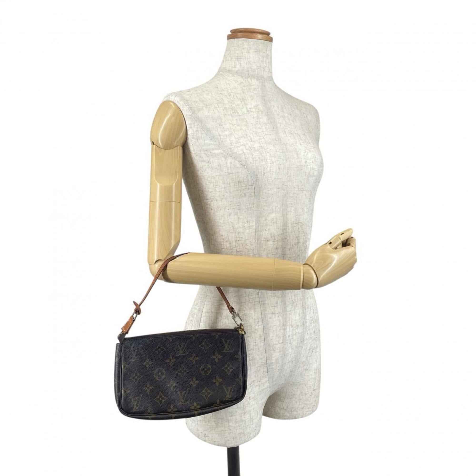 Louis Vuitton Brown Galle Monogram Or Monogram Handbag Pochette (Pre-Owned)
