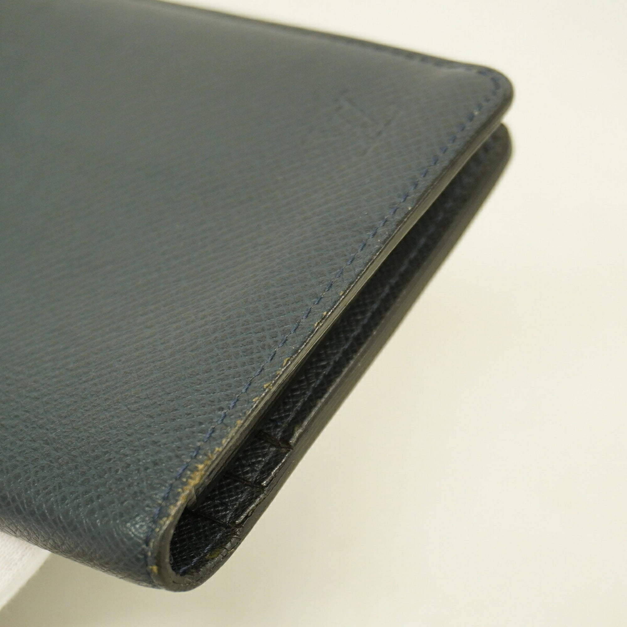 Louis Vuitton Navy Blue Long Wallet (Bi-Fold) (Pre-Owned)