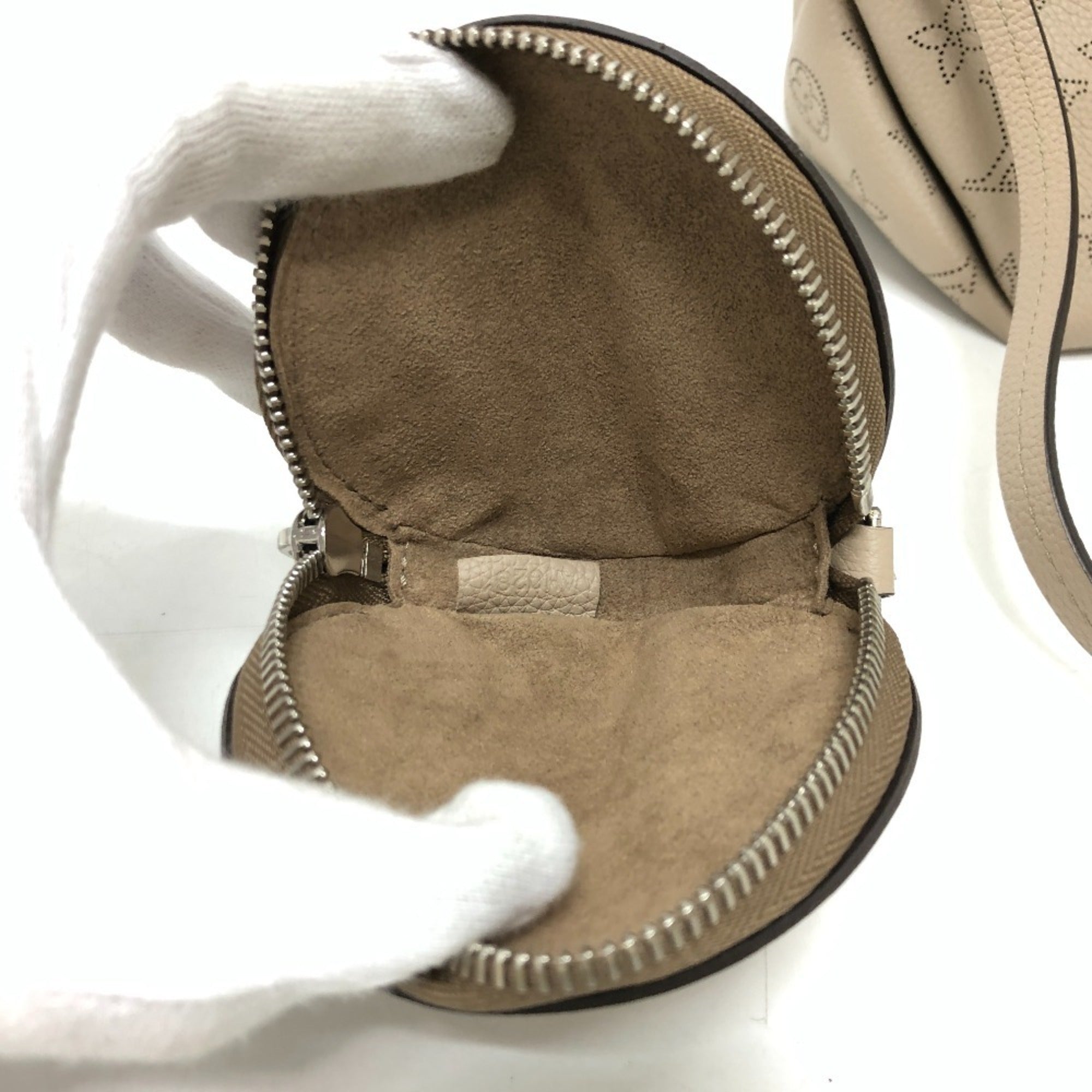 Louis Vuitton Monogram Beige Galle Leather Handbag Shoulder Bag (Pre-Owned)