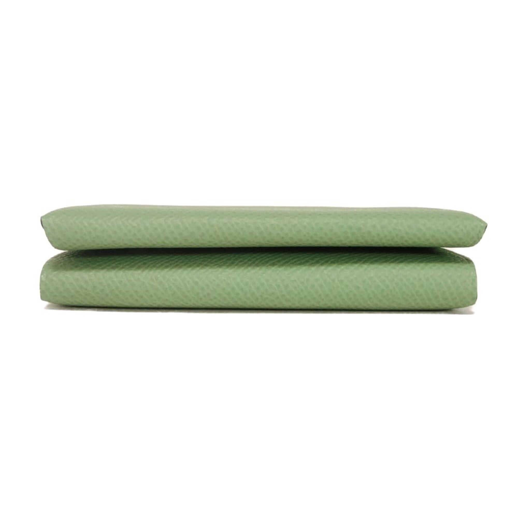 Hermes Green Vert Epsom Leather Coin Purse/Coin Case (Pre-Owned)