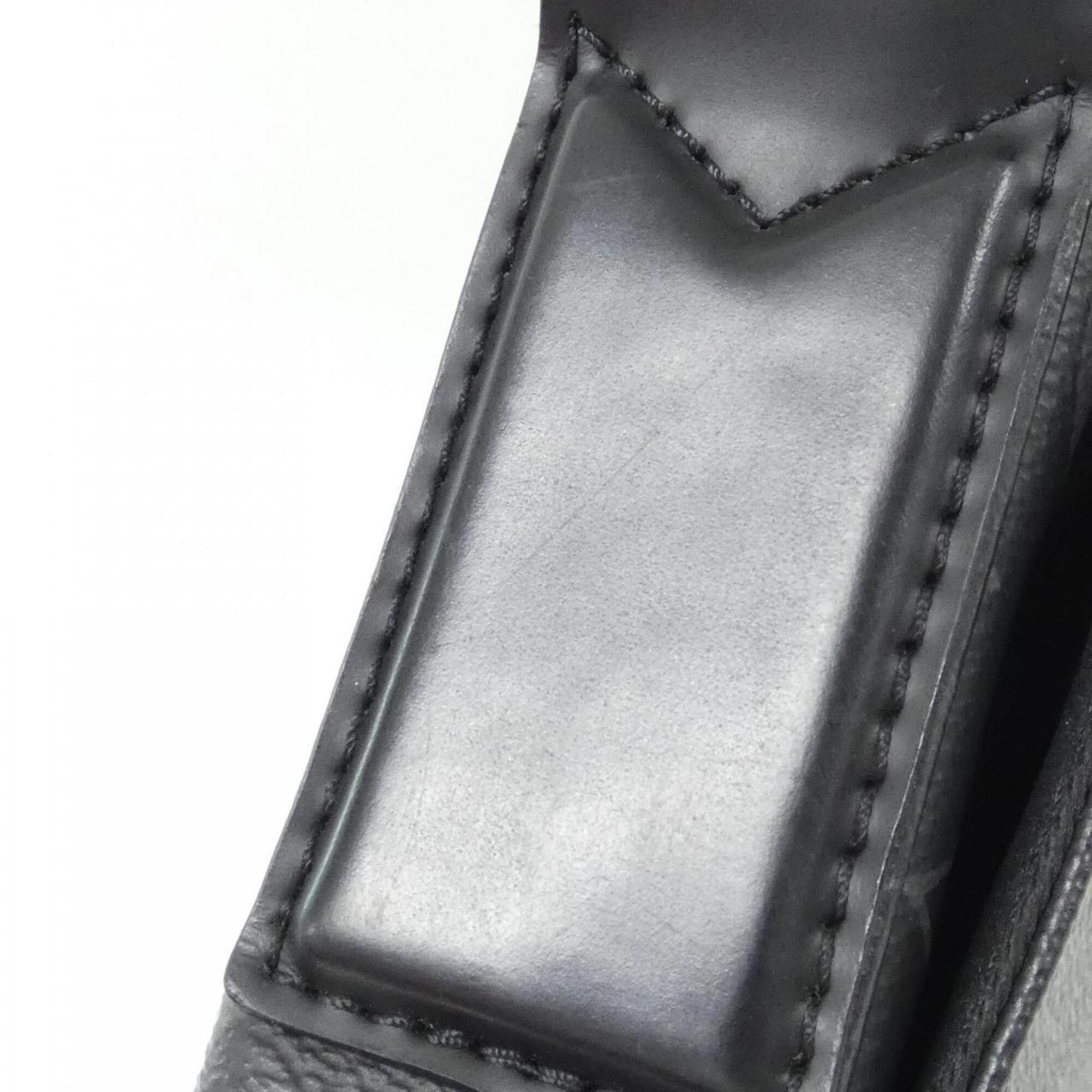 Louis Vuitton Black Coated Canvas Shoulder Bag (Pre-Owned)
