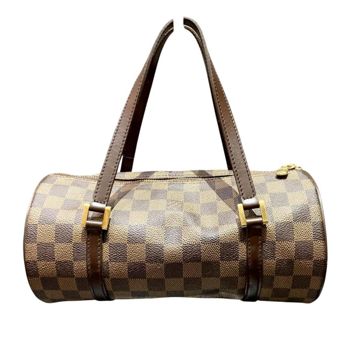 Louis Vuitton Brown Galle Damier Canvas Handbag (Pre-Owned)