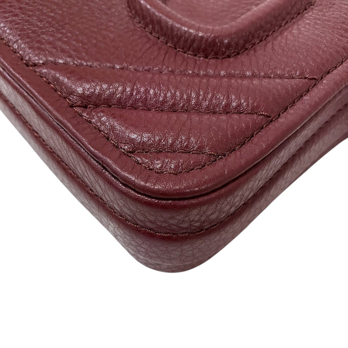 Marc Jacobs Bordeaux Leather Shoulder Bag (Pre-Owned)