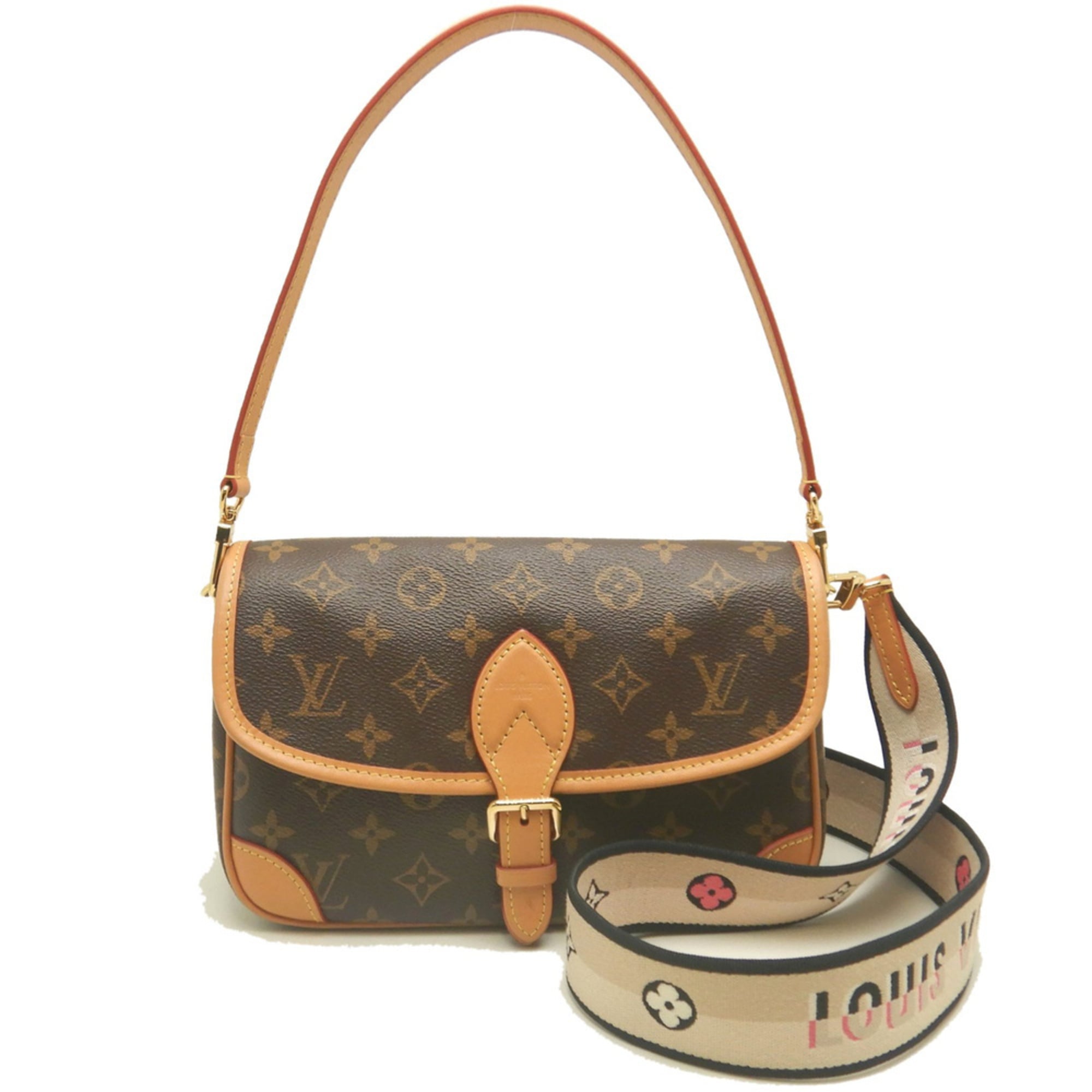 Louis Vuitton Brown Monogram Canvas Shoulder Bag (Pre-Owned)