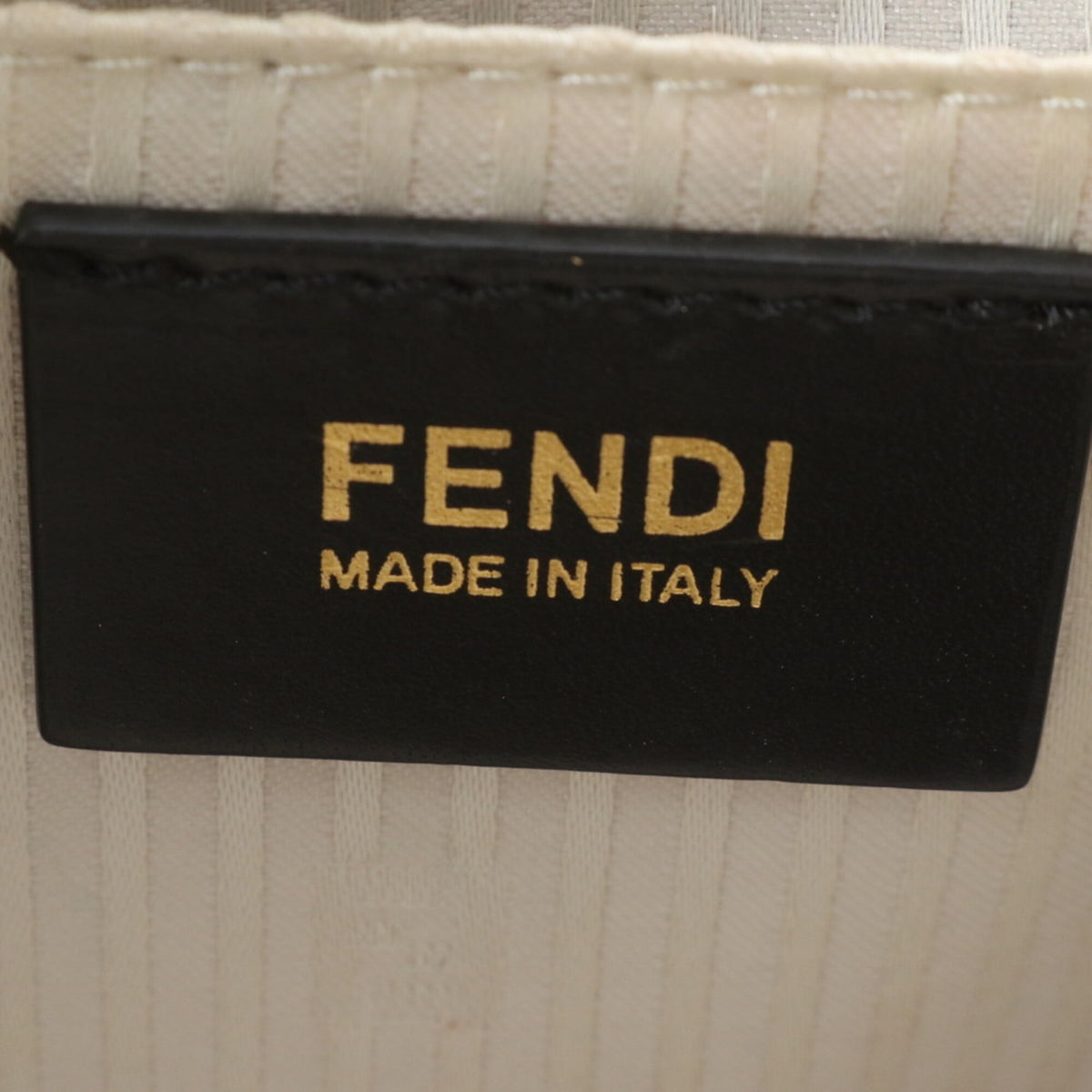 Fendi Multi-Color Leather Handbag Shoulder Bag Tote Bag (Pre-Owned)